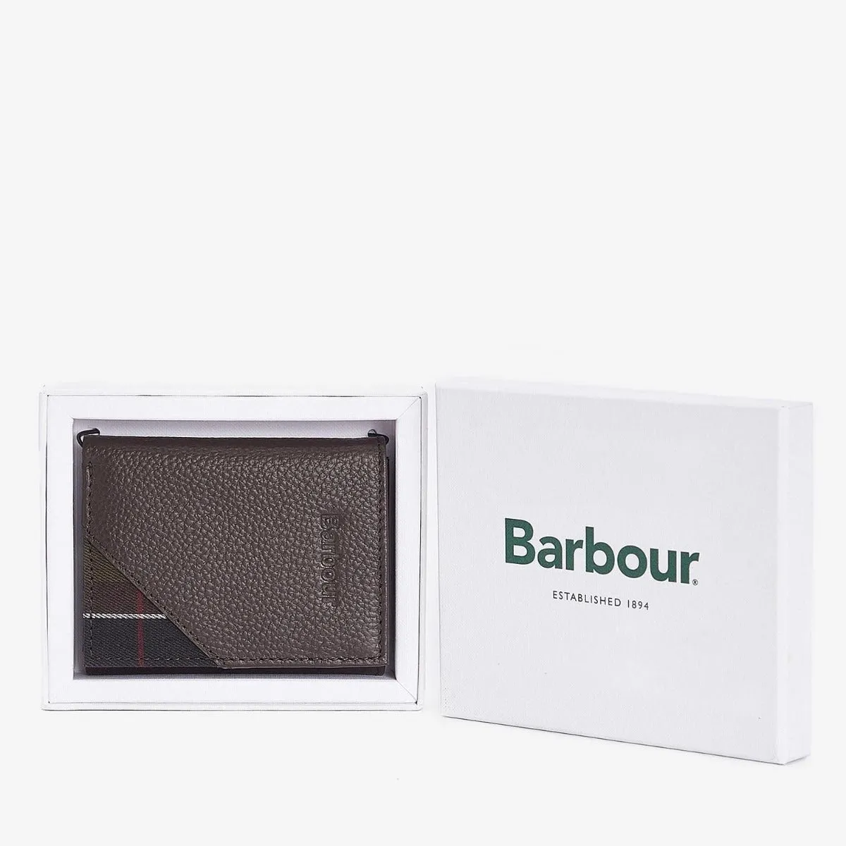 Barbour Torridon Chocolate Brown Leather Bi Fold Wallet