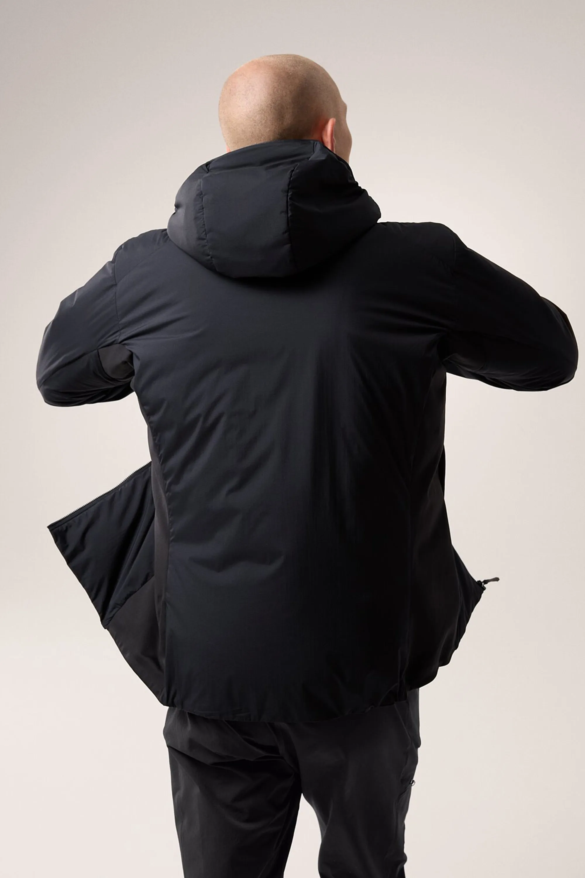 Black Atom Hoody for Men by Arc'teryx.