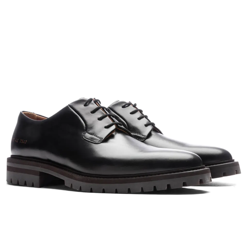 Black Derby Shoes