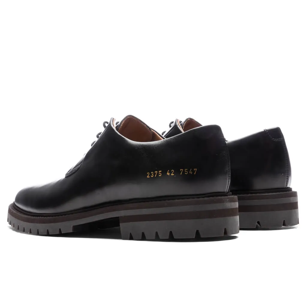 Black Derby Shoes