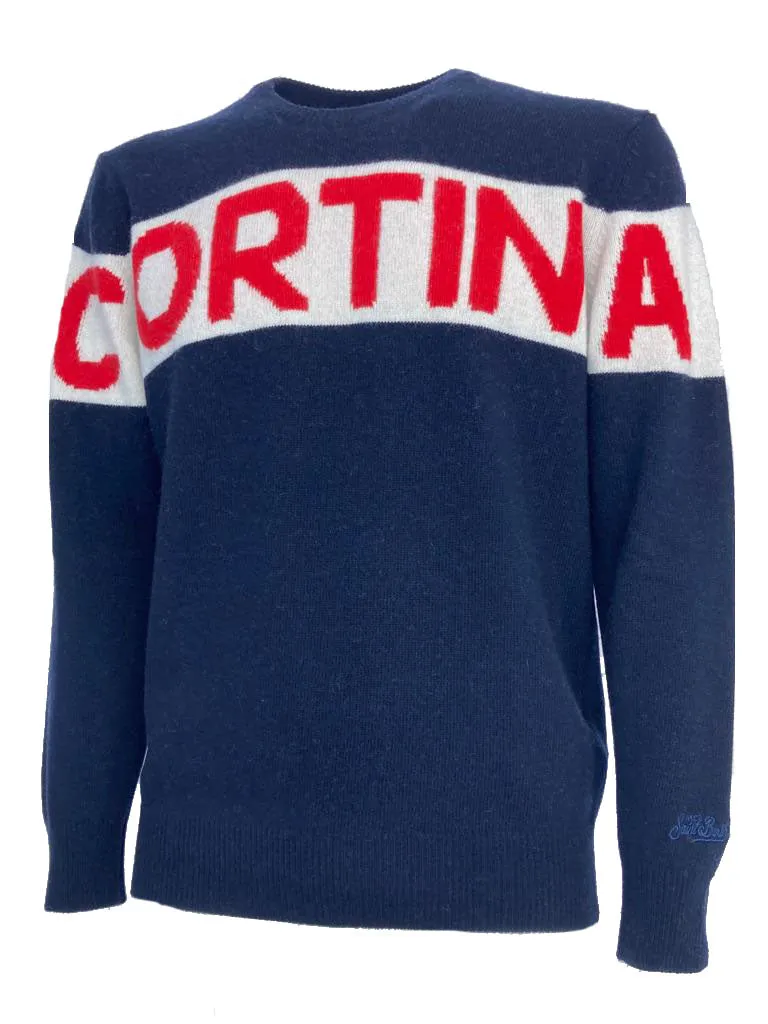 Blue Cortina Men's Pullover Shirt.