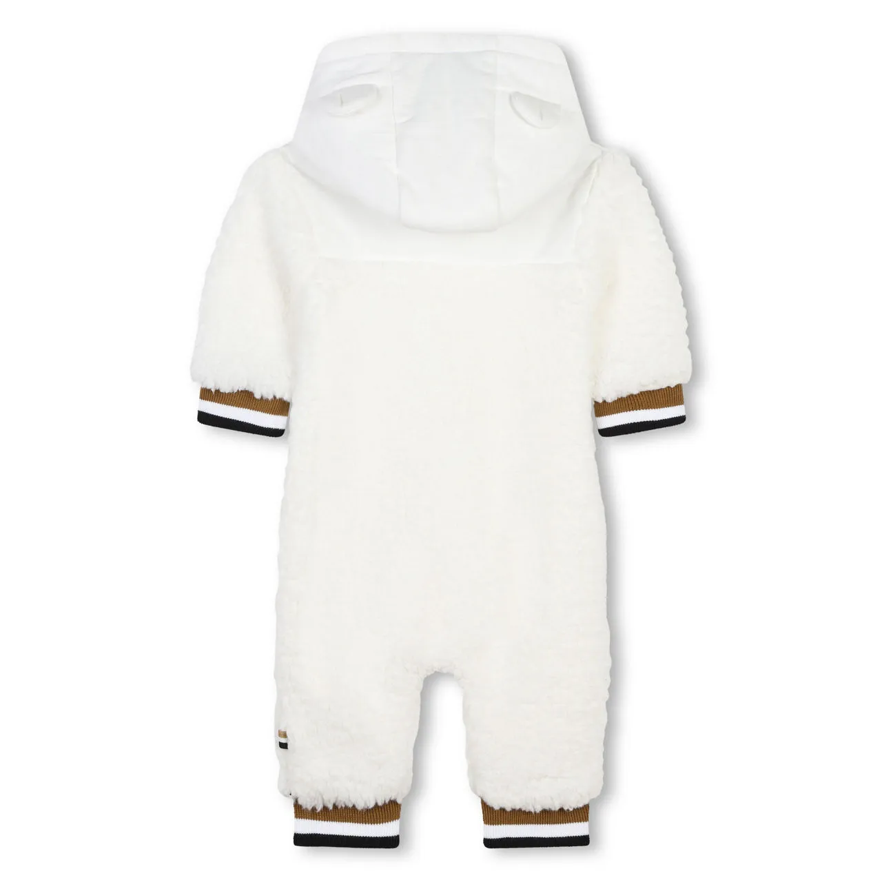 BOSS KIDS Logo Bodysuit - Cream