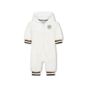 BOSS KIDS Logo Bodysuit - Cream