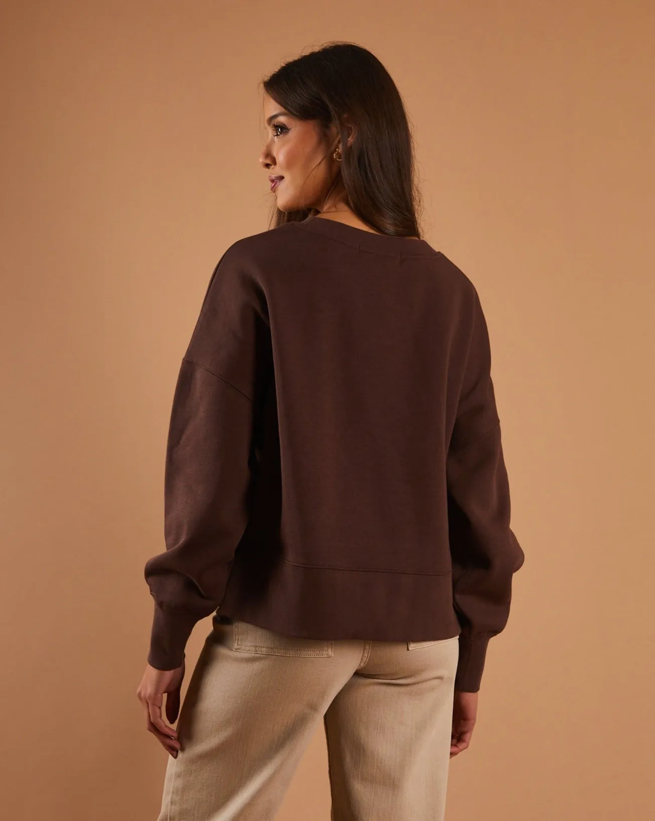 Brielle Sweater - Deep Coco