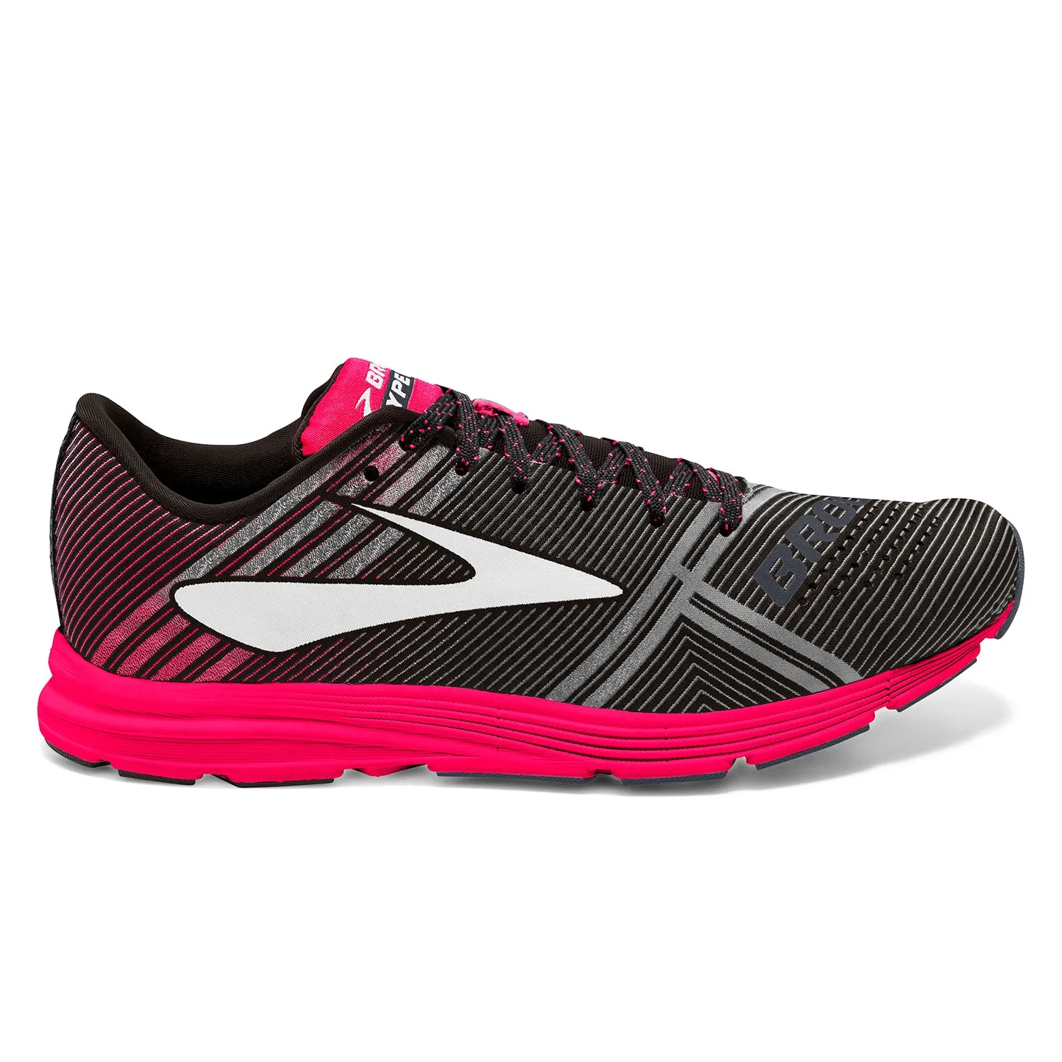 Brooks Hyperion Women's Running Shoe - Black/Divapink/Diamond.