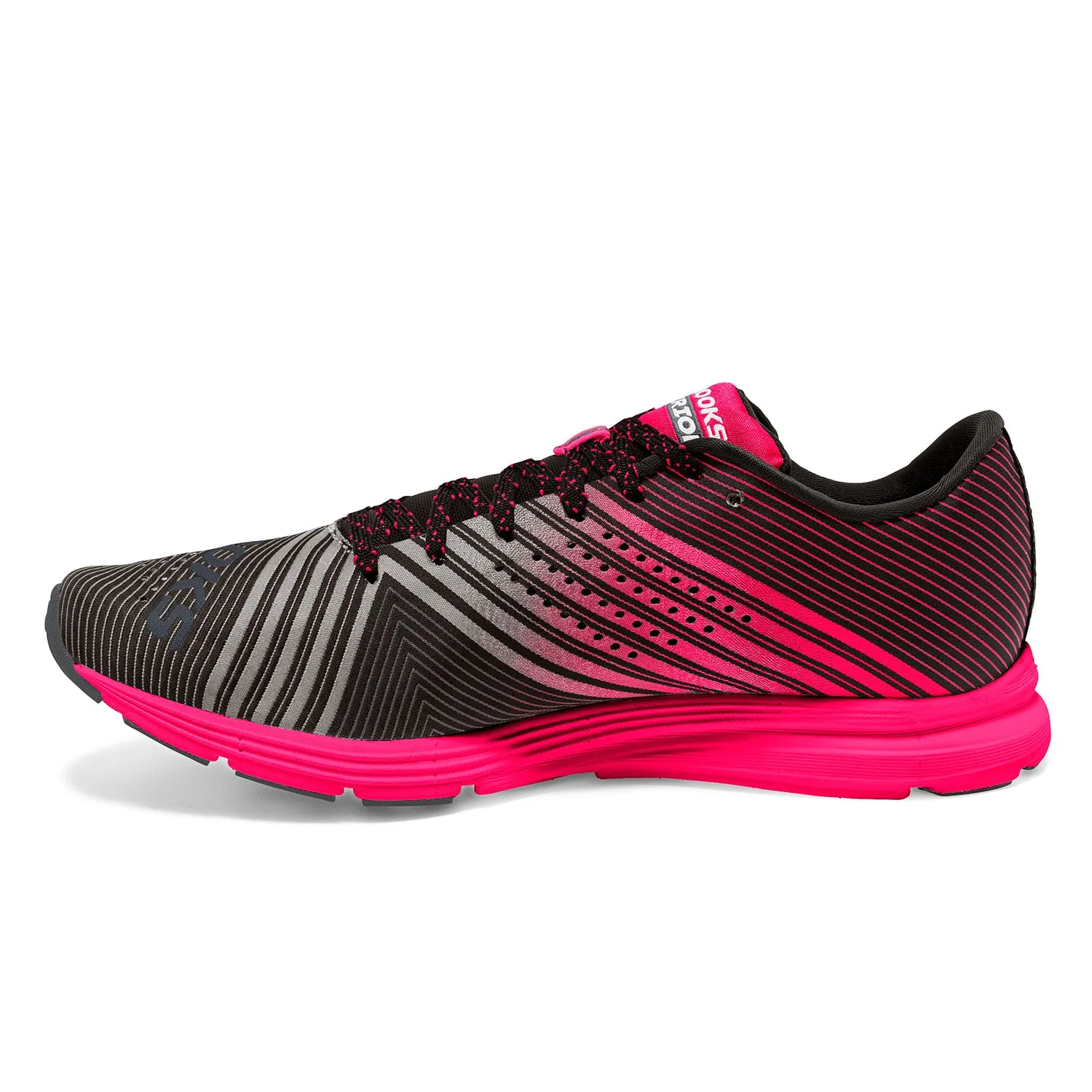 Brooks Hyperion Women's Running Shoe - Black/Divapink/Diamond.