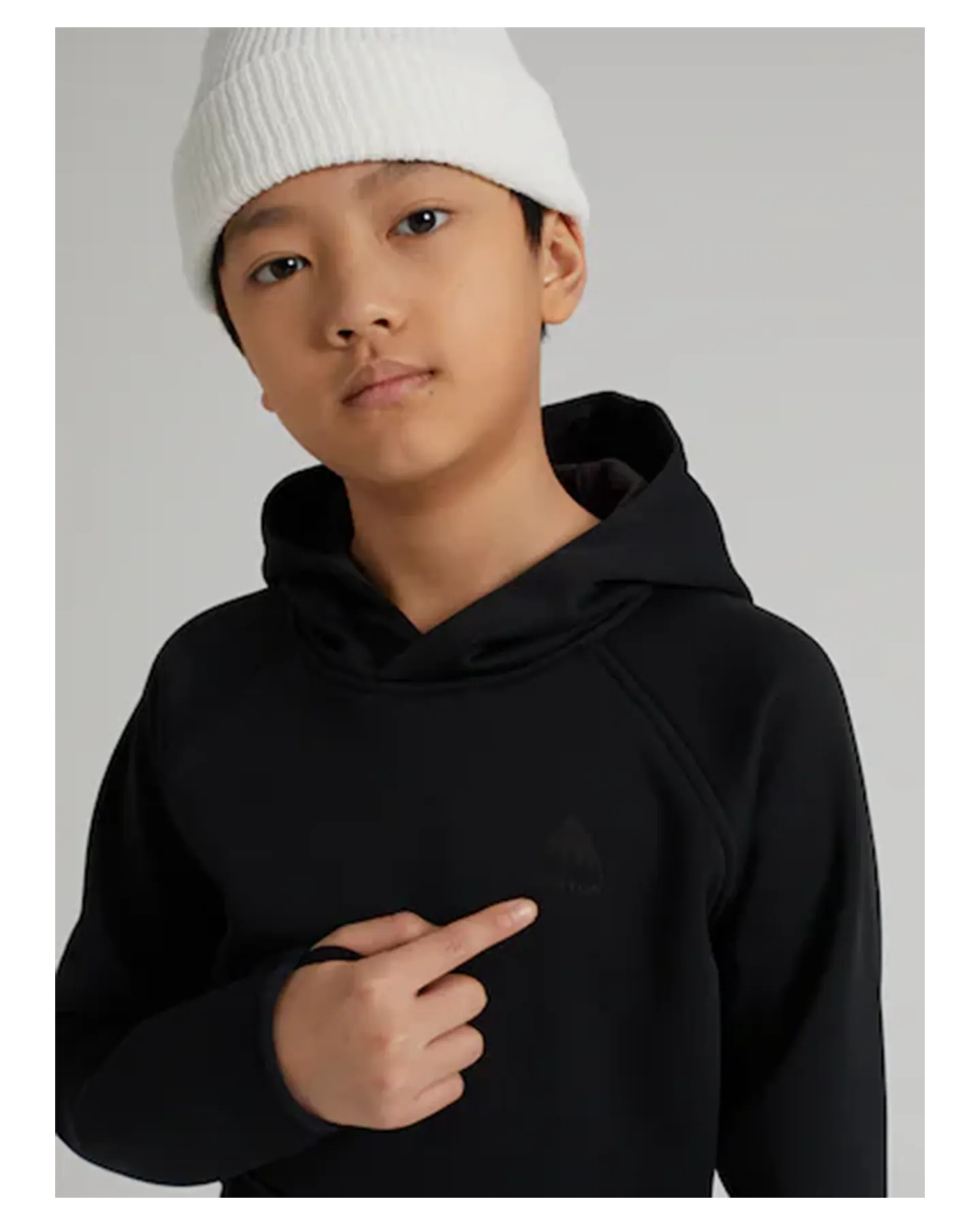 Burton Kids' Crown Pullover Fleece - True Black