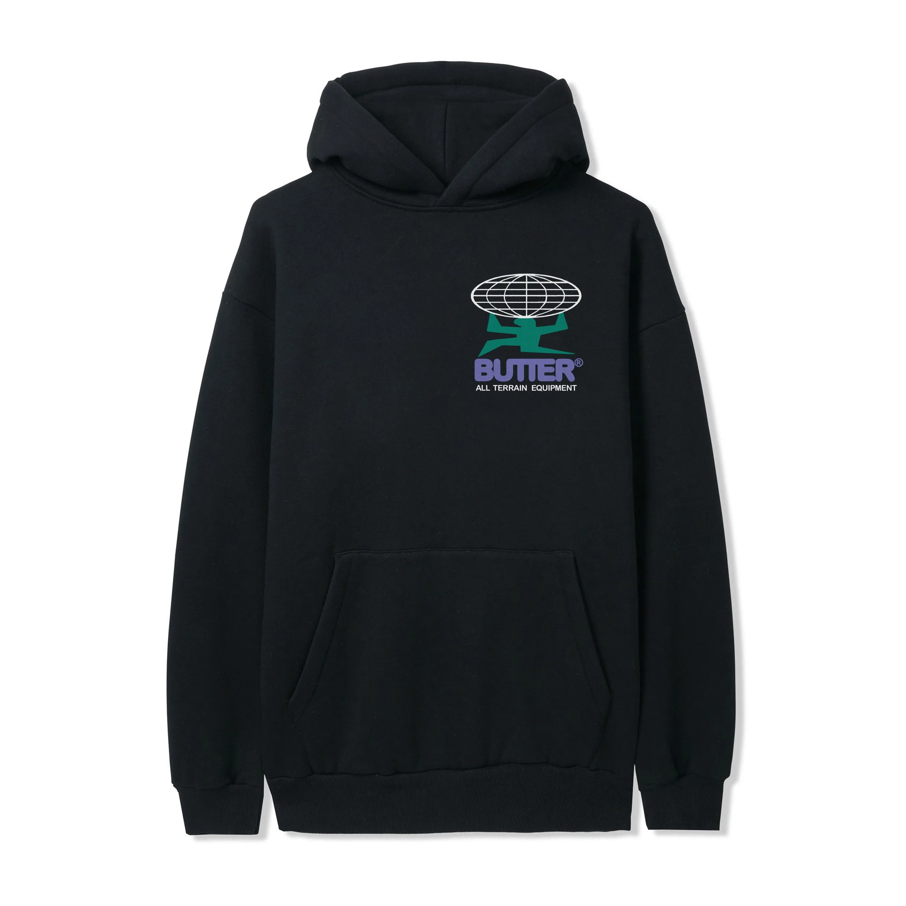 Butter Goods Black All Terrain Hooded Sweatshirt - Shop now!