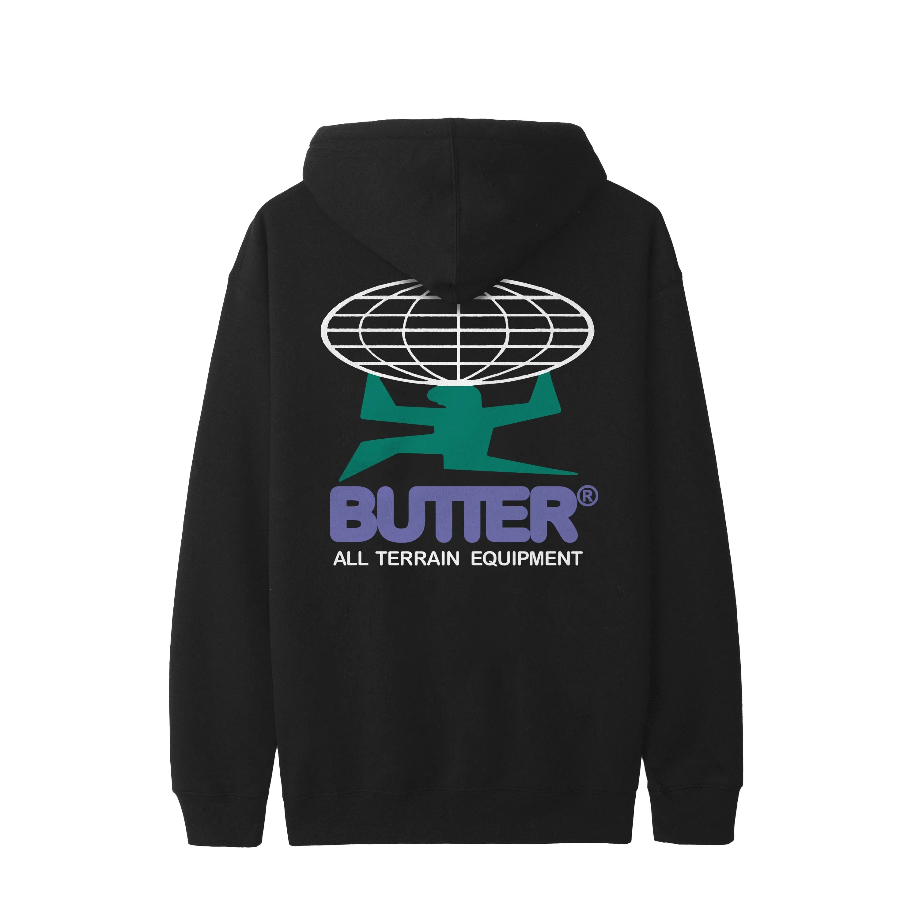 Butter Goods Black All Terrain Hooded Sweatshirt - Shop now!