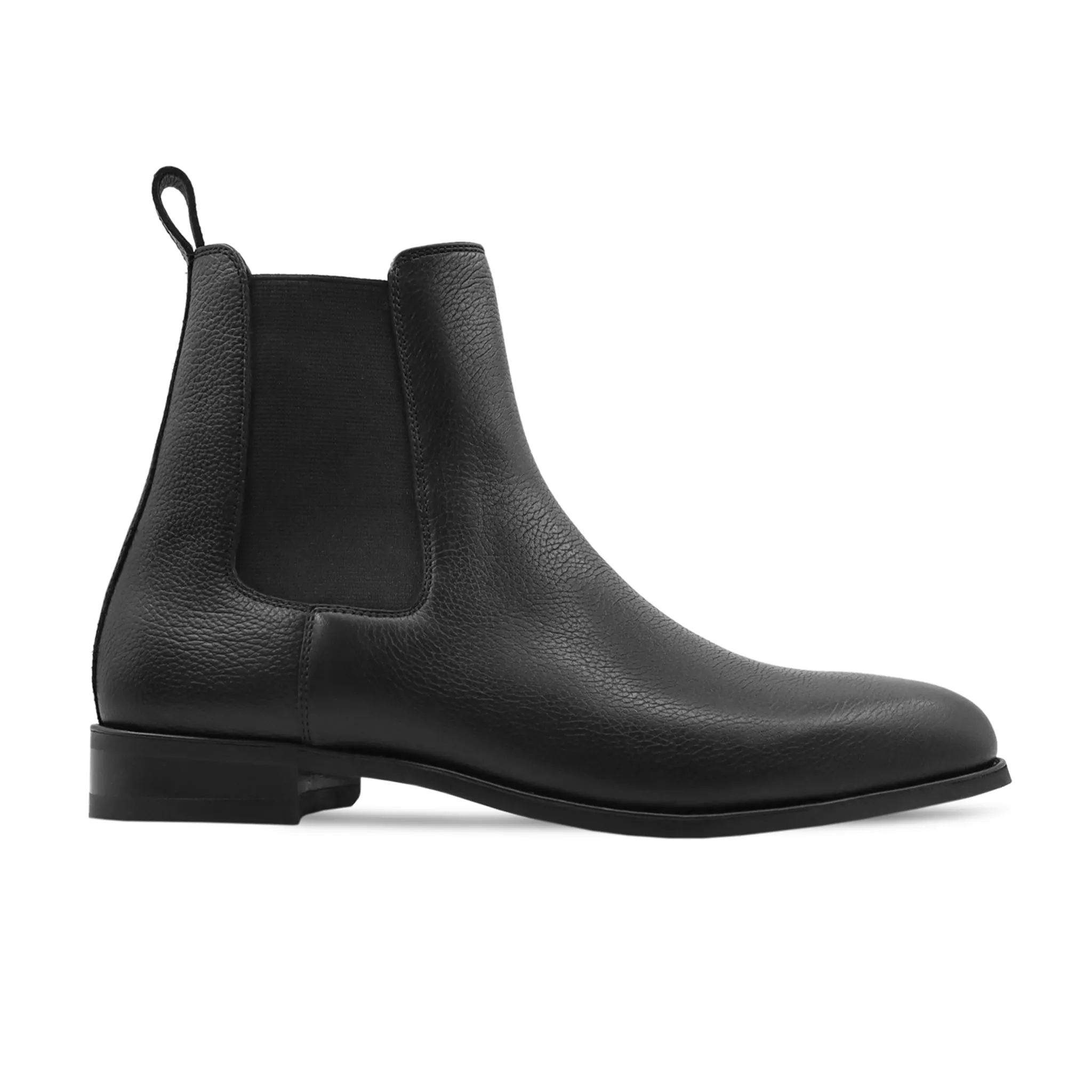 Camellia Chelsea Boot - Black Pebble Grain - Buy Now!