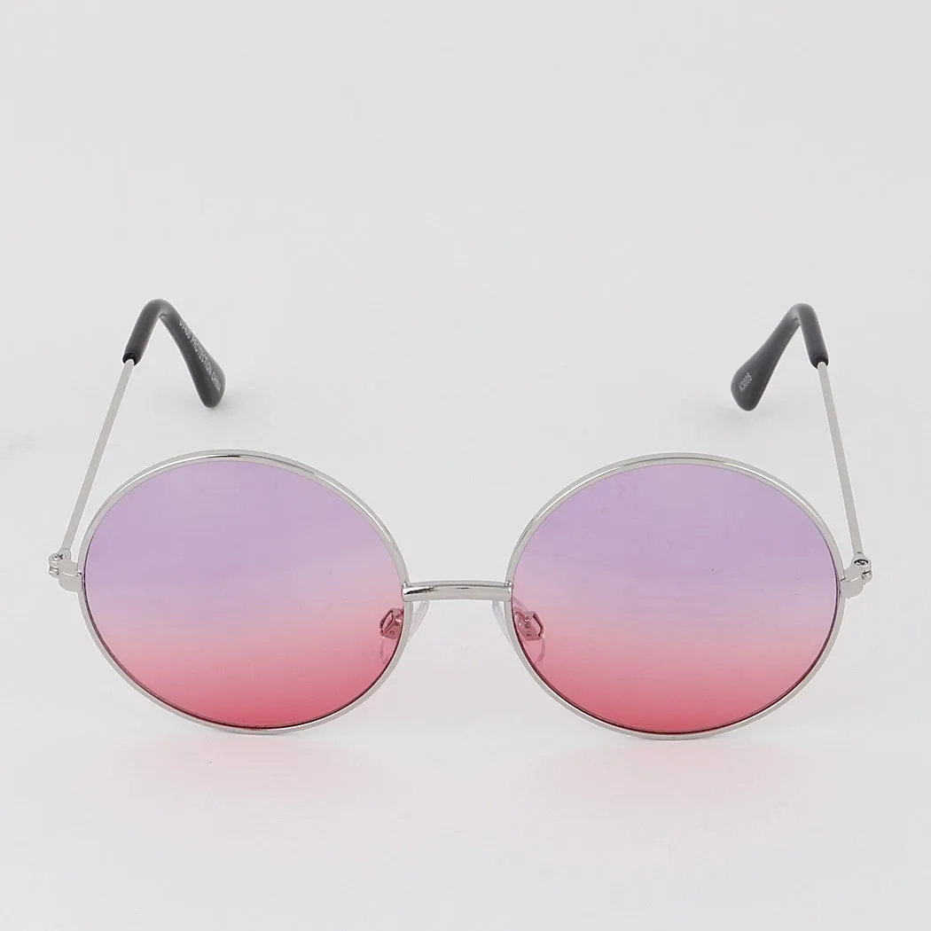 Carly Gradient Round Sunglasses for Kids.