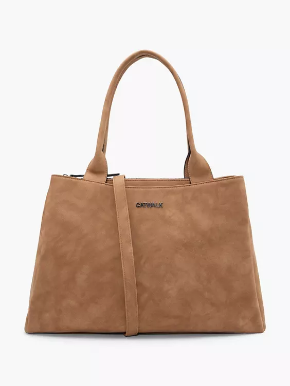 Catwalk  Brown Tote Bag with Adjustable Shoulder Strap