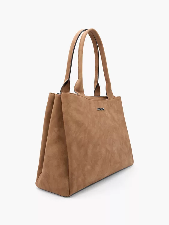 Catwalk  Brown Tote Bag with Adjustable Shoulder Strap