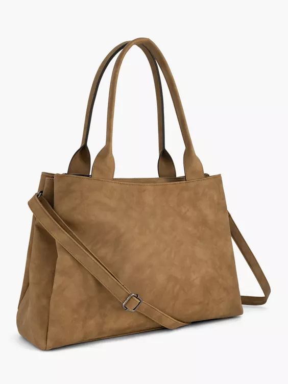 Catwalk  Brown Tote Bag with Adjustable Shoulder Strap