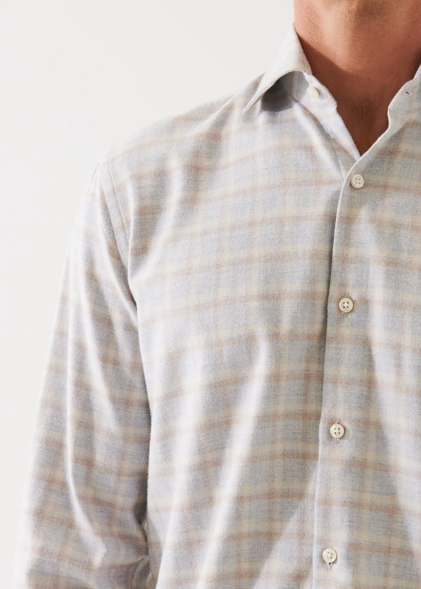 Checked Plaid Cotton Shirt