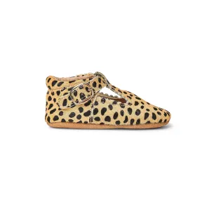 Cheetah Print Baby T Bar Shoe