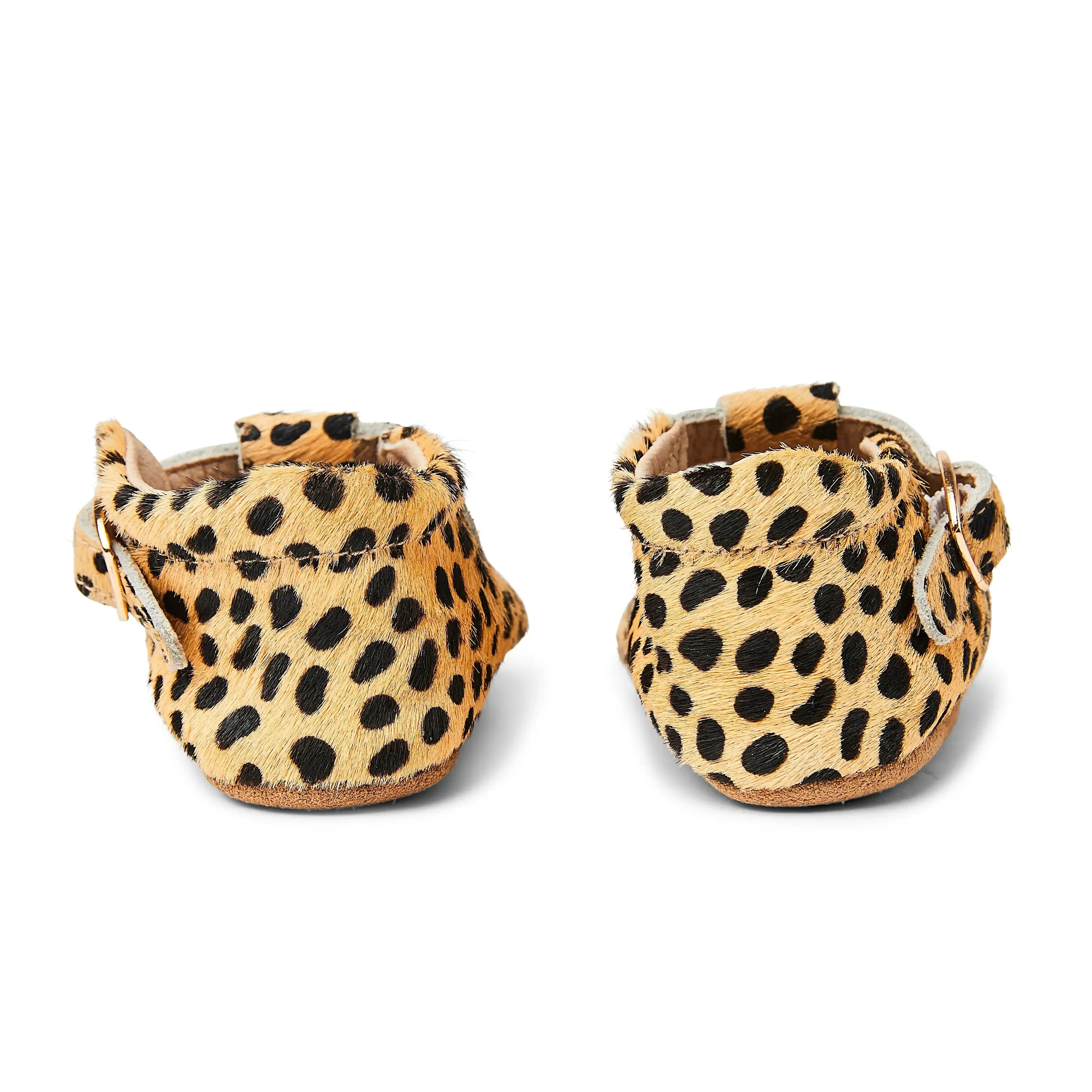 Cheetah Print Baby T Bar Shoe