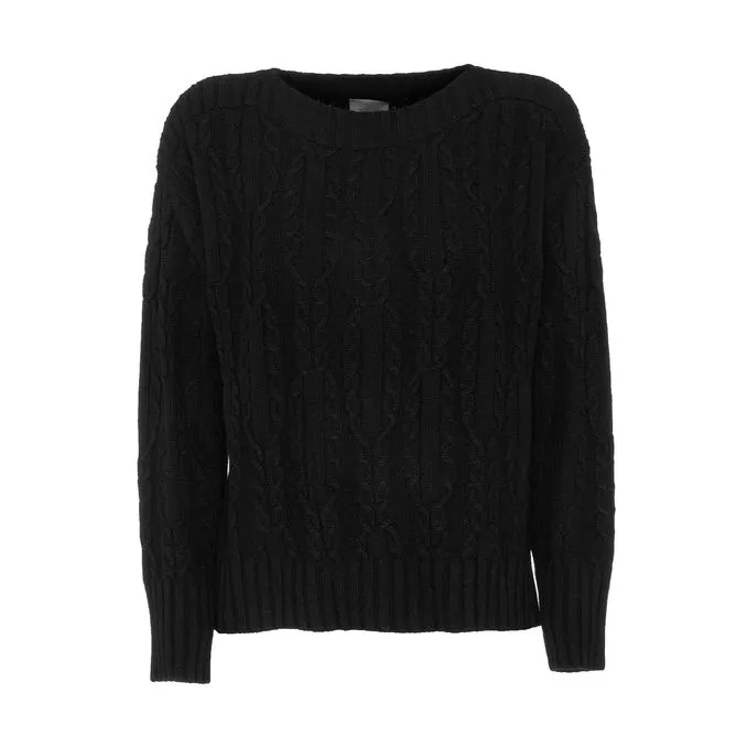 Chianti Black Pullover Sweater