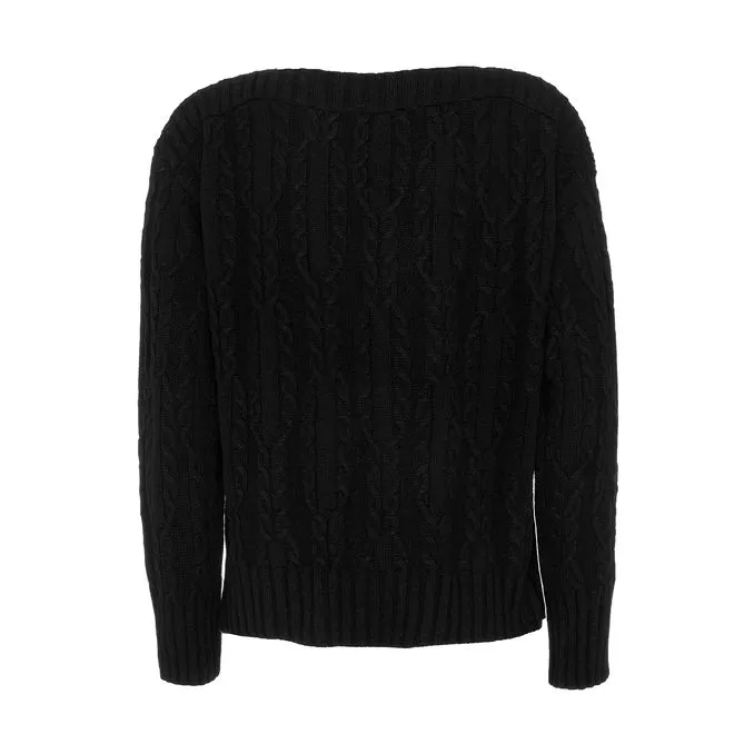 Chianti Black Pullover Sweater