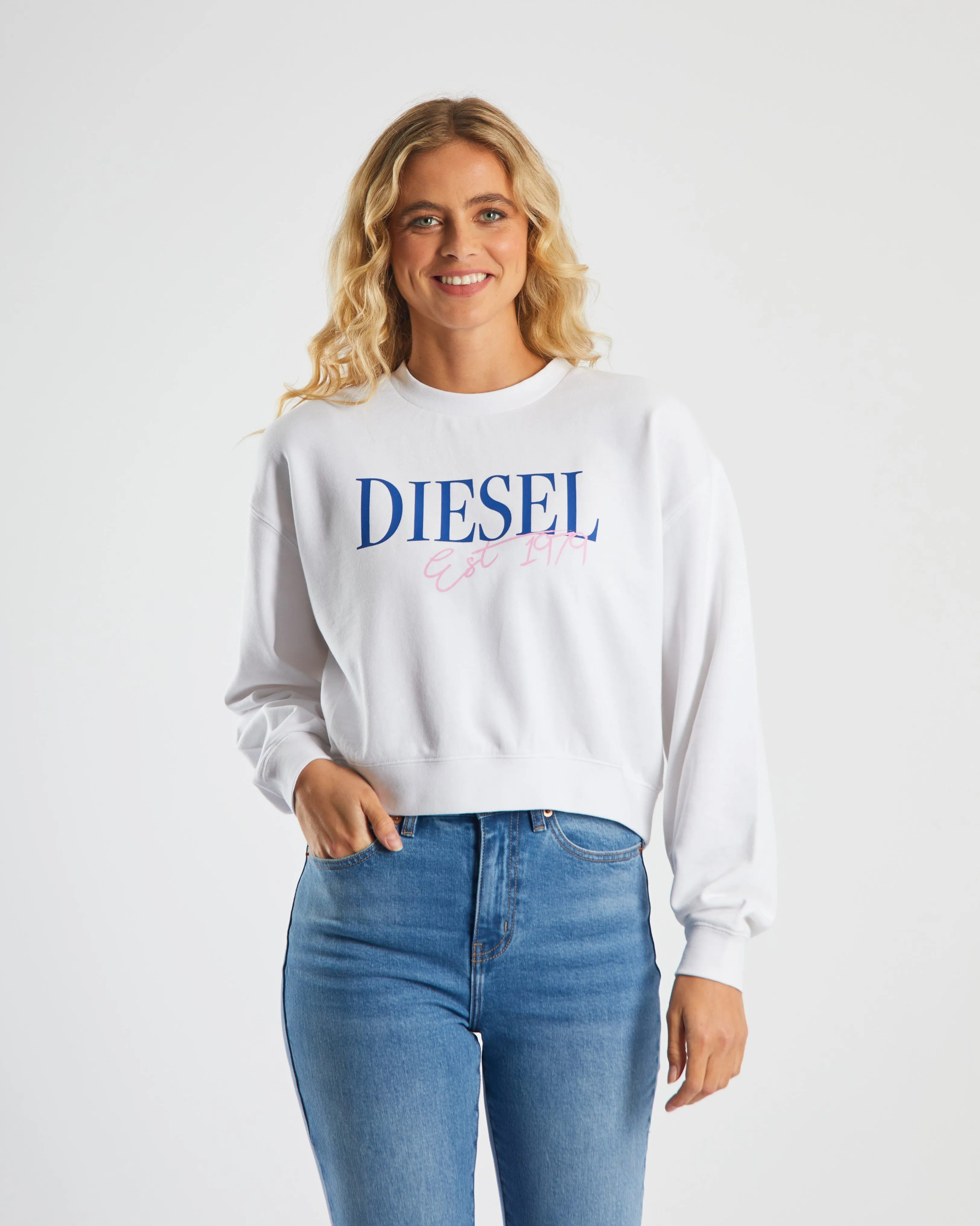 Claudette Sweatshirt in Dove White - Shop Now