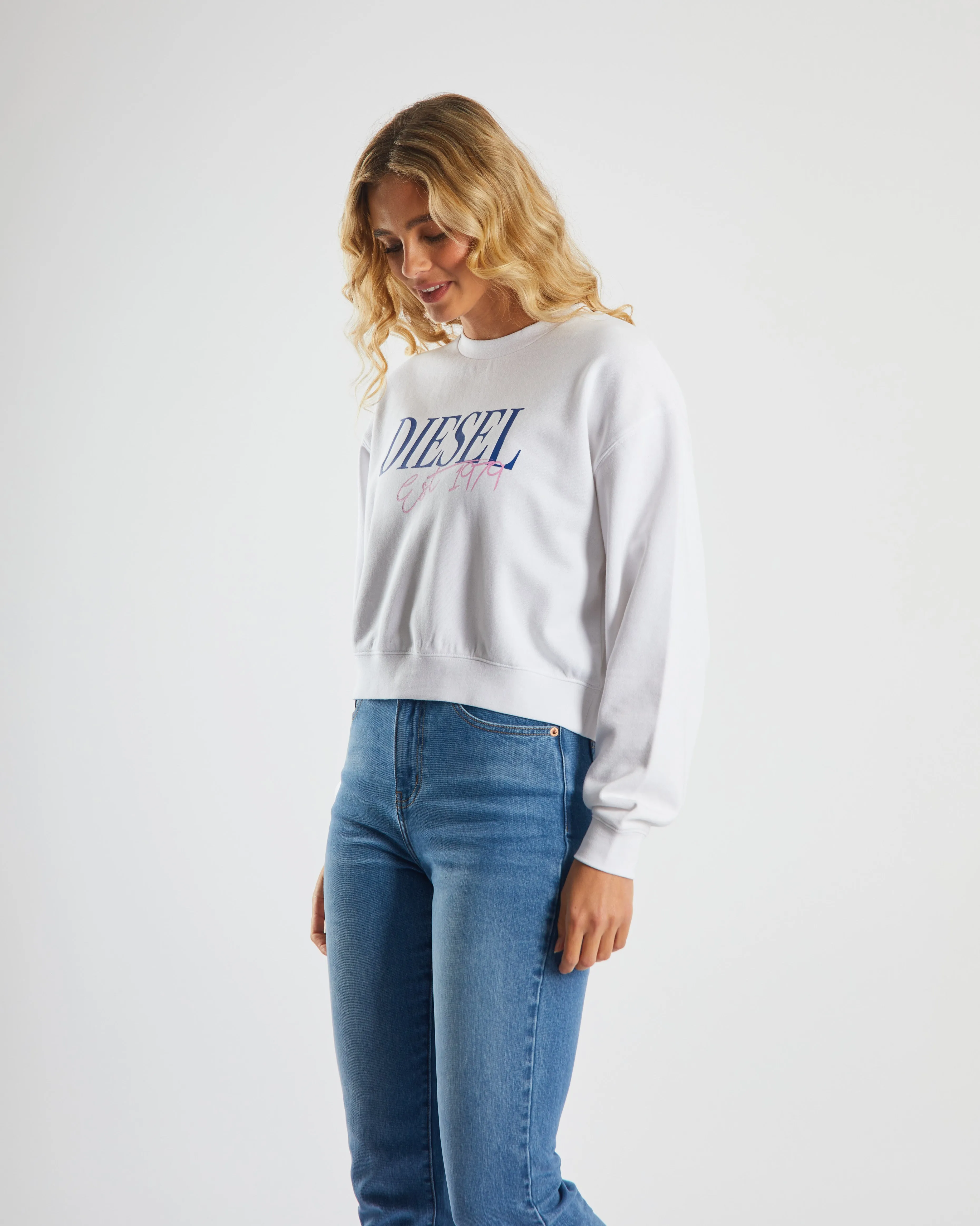 Claudette Sweatshirt in Dove White - Shop Now