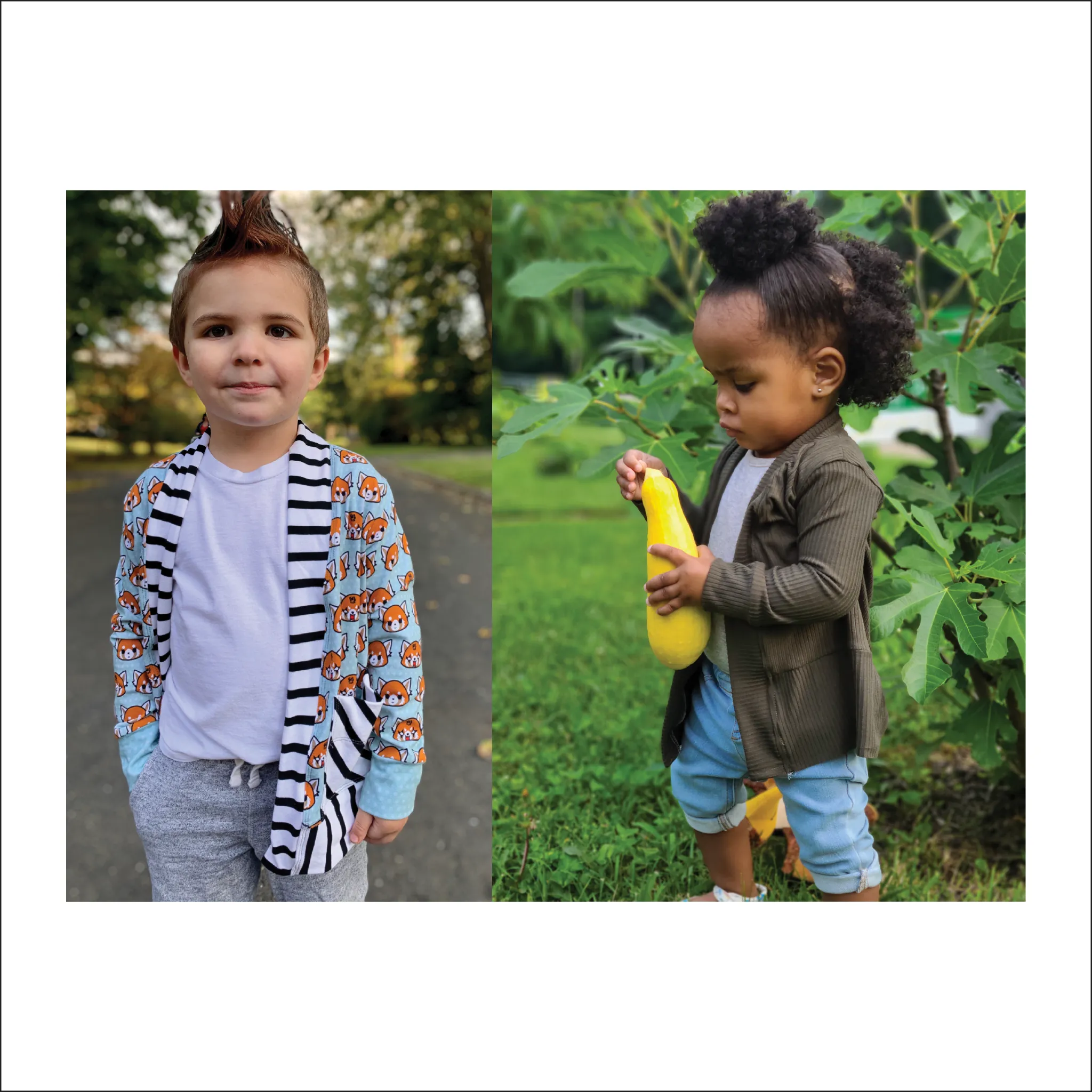 Clear Creek Cardigan Sewing Pattern | Baby to Big Kid Sizes NB - 18 | Beginner Level