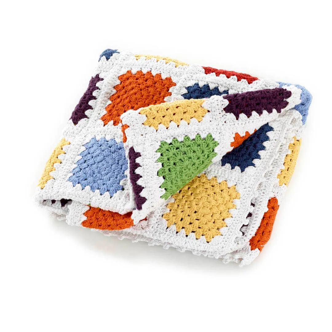 Colorful Knitted Baby Blanket