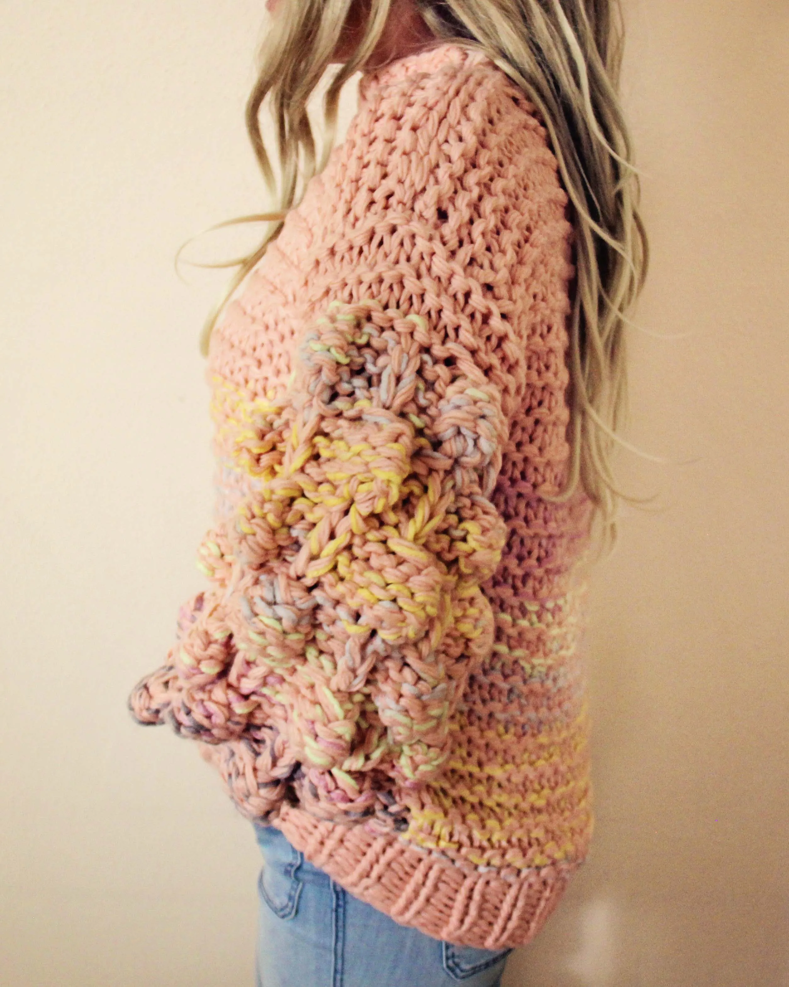 Colorful Marble Sweater