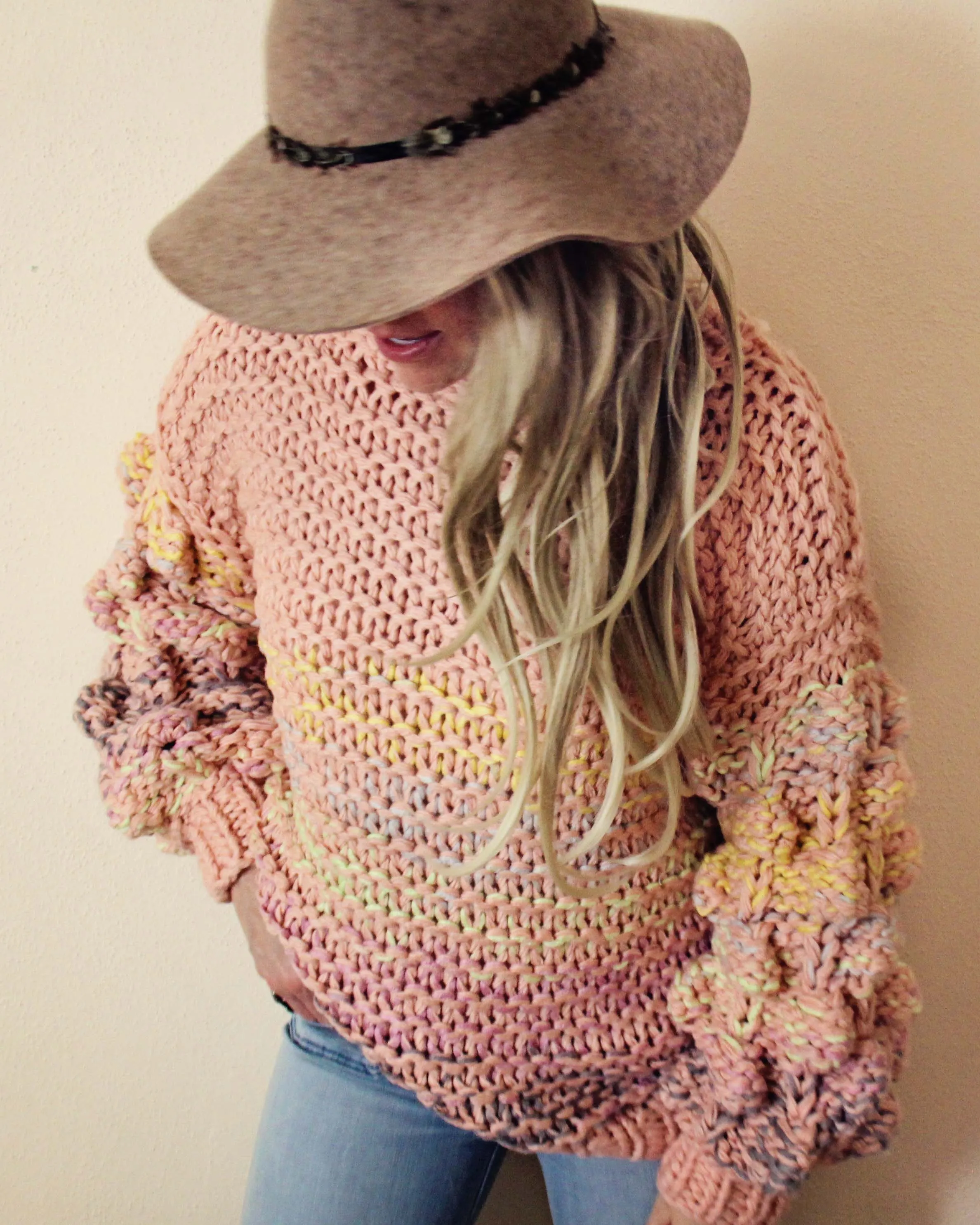 Colorful Marble Sweater