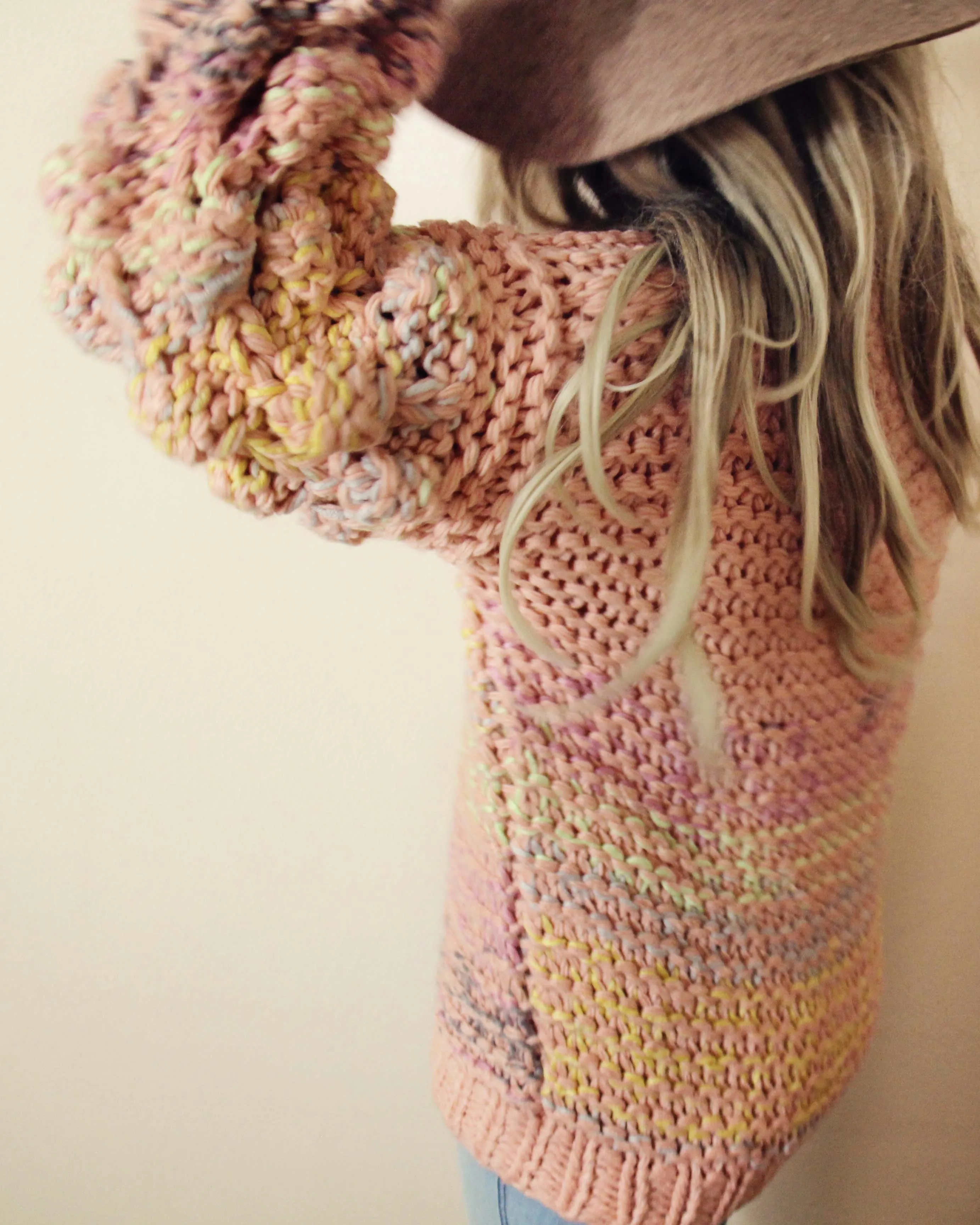 Colorful Marble Sweater