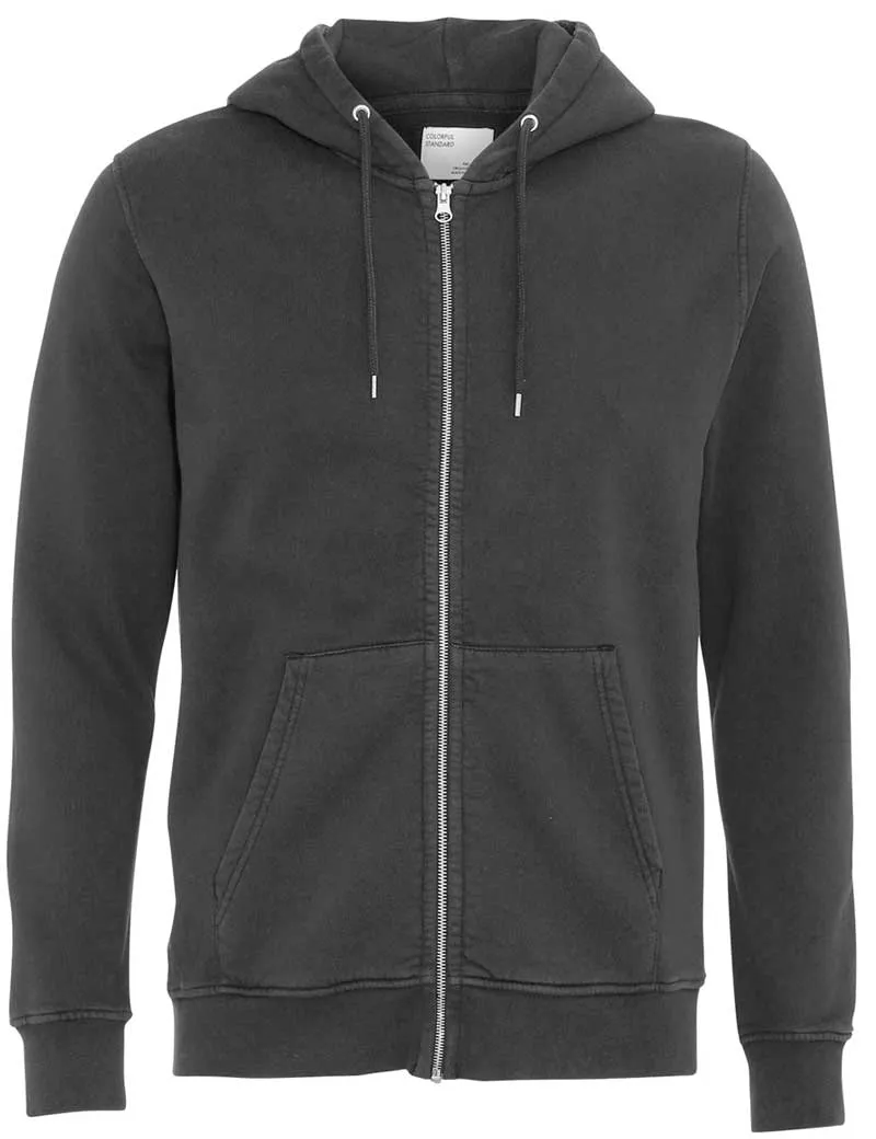 Colorful Standard Classic Organic Zip Hoodie Lava Grey