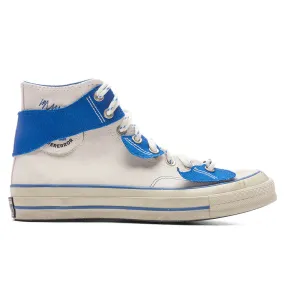 Converse Chuck 70 Hi White Imperial Blue Black