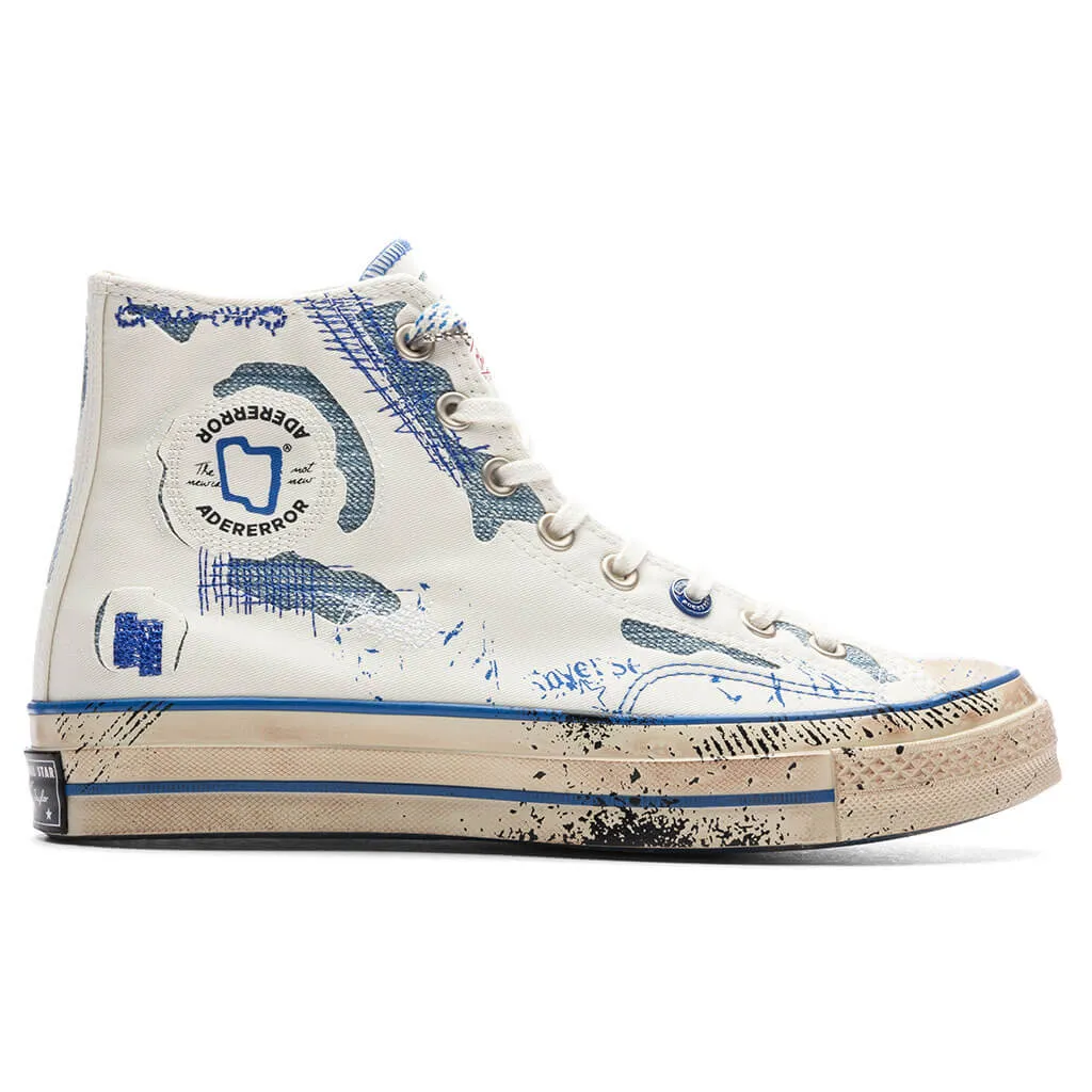 Converse Chuck 70 Hi - White/Blue/Imperial Blue