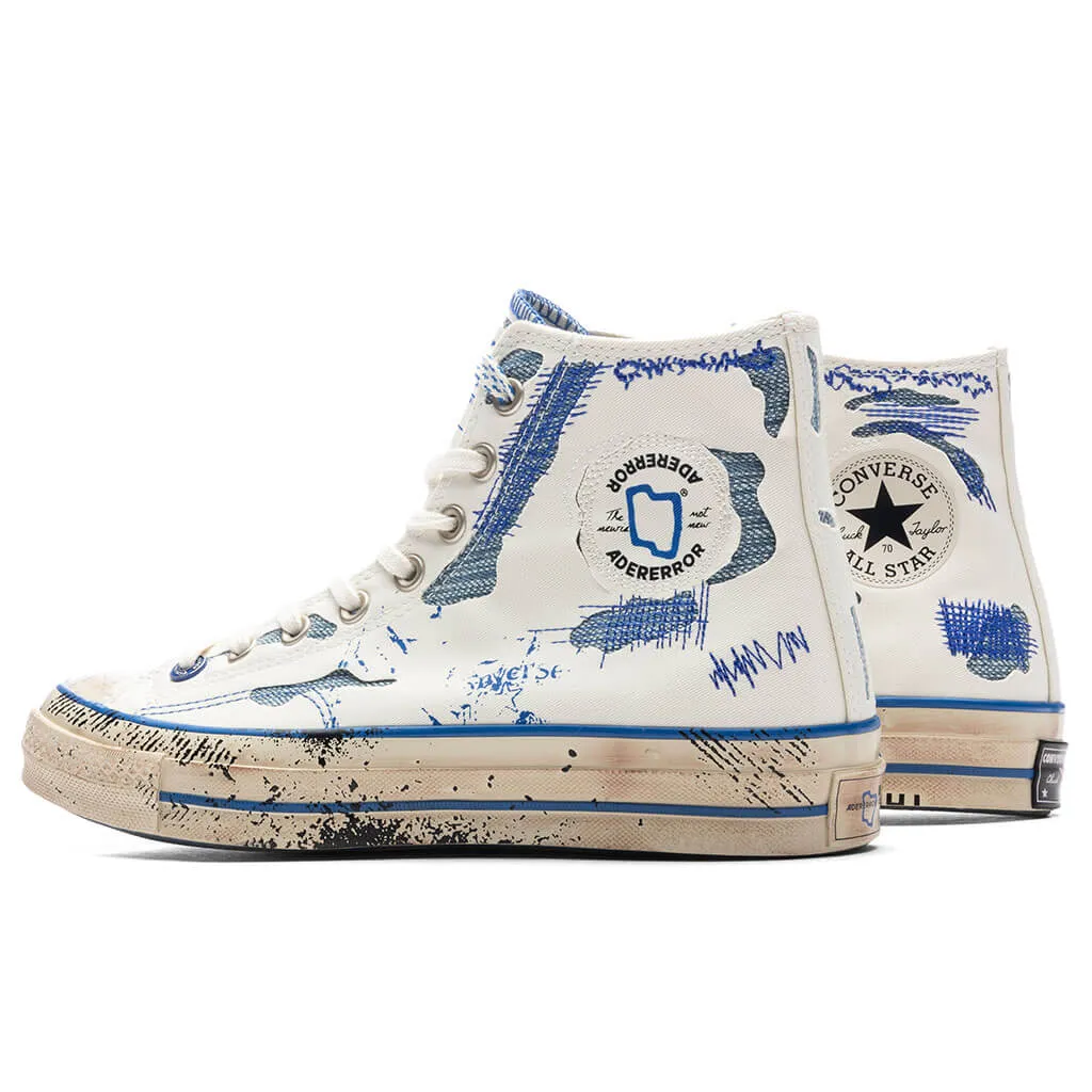 Converse Chuck 70 Hi - White/Blue/Imperial Blue