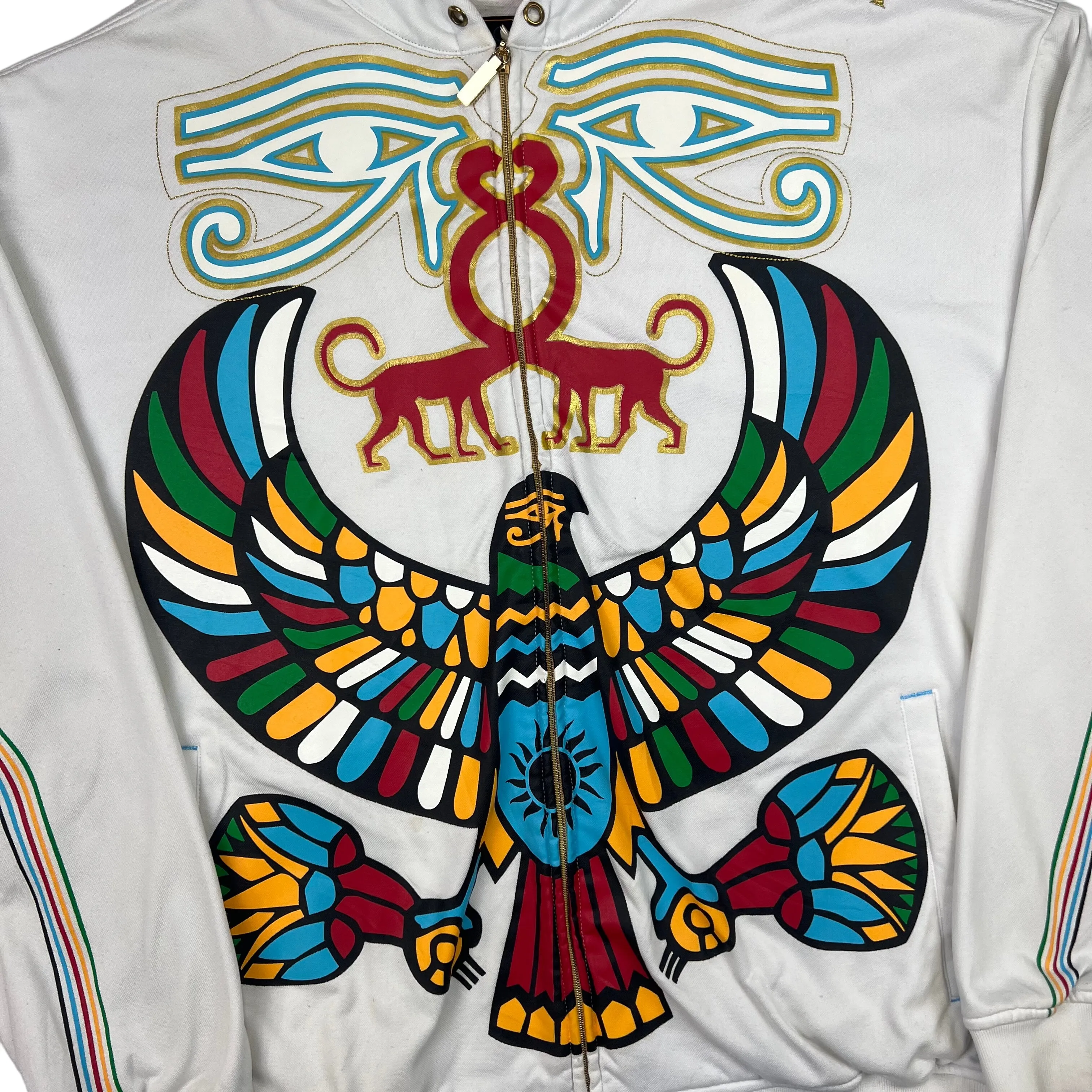 Coogi Zip-Up Hoodie White