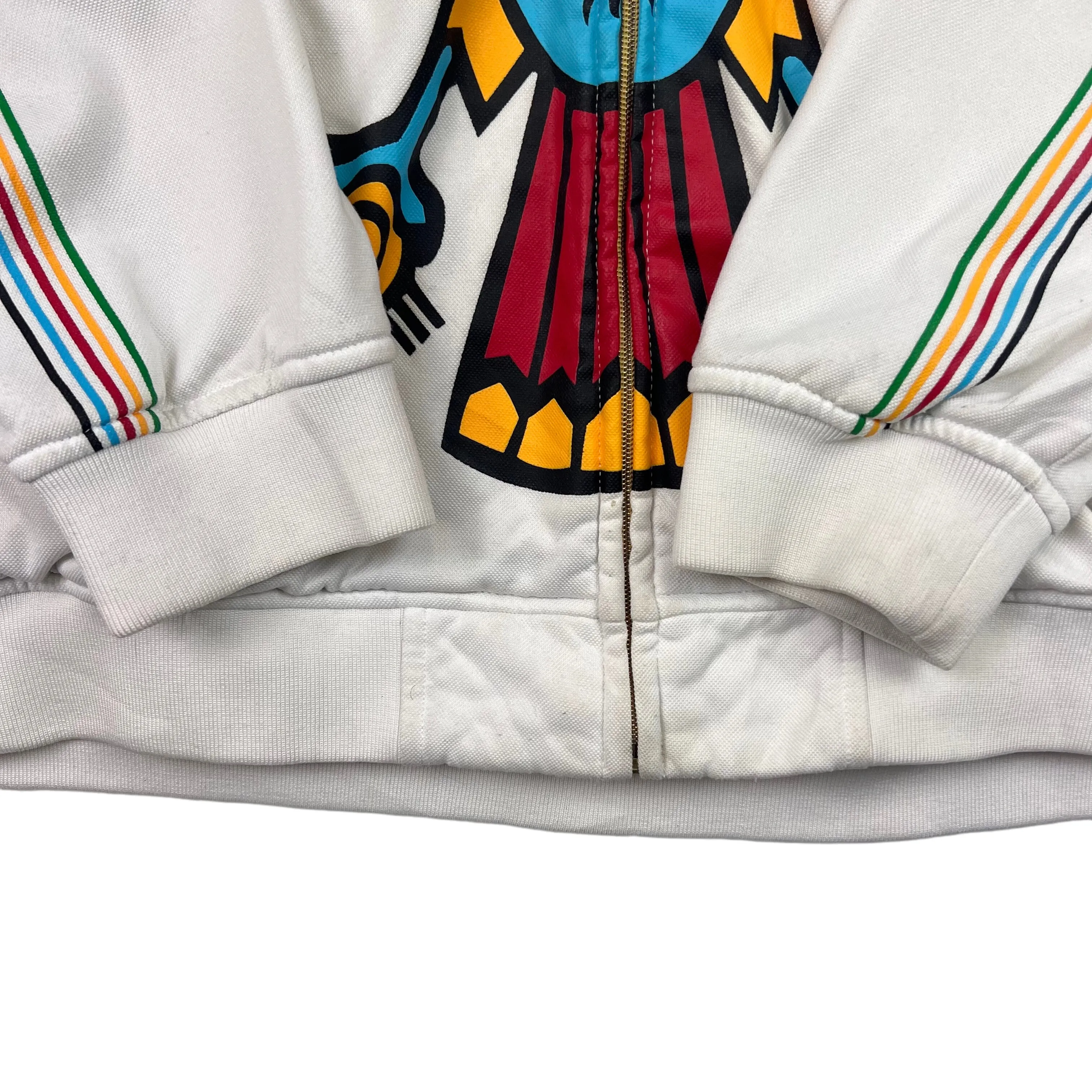 Coogi Zip-Up Hoodie White