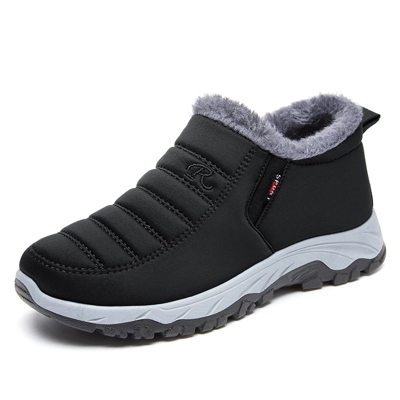 Cotton-Padded Shoes Winter Fleece-Lined Thickened Couple Snow Boots Warm Cotton Boots