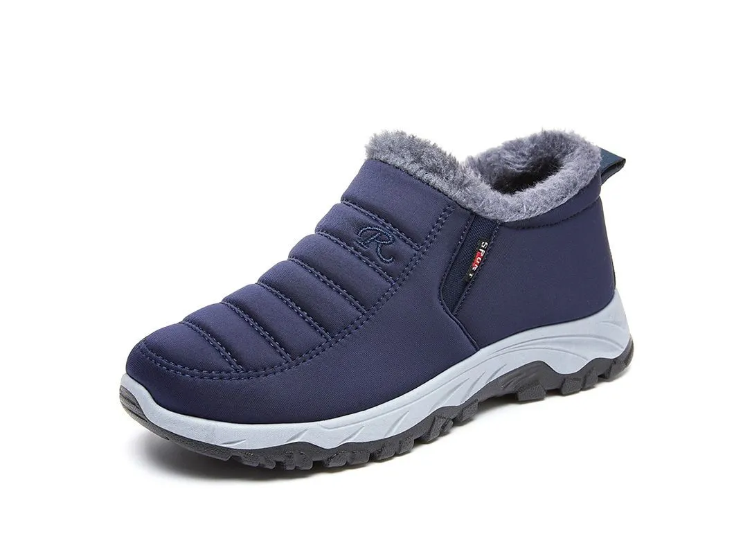 Cotton-Padded Shoes Winter Fleece-Lined Thickened Couple Snow Boots Warm Cotton Boots