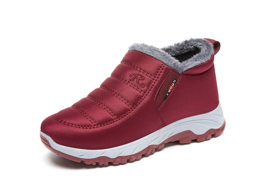 Cotton-Padded Shoes Winter Fleece-Lined Thickened Couple Snow Boots Warm Cotton Boots