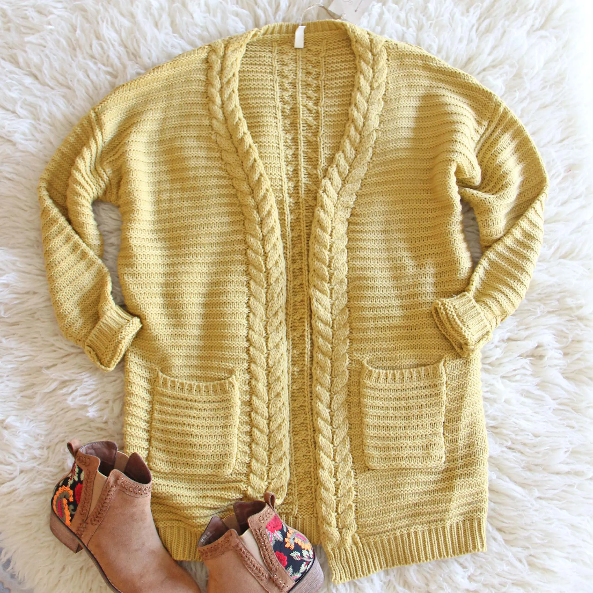 Cozy Mustard Sweater Bundle