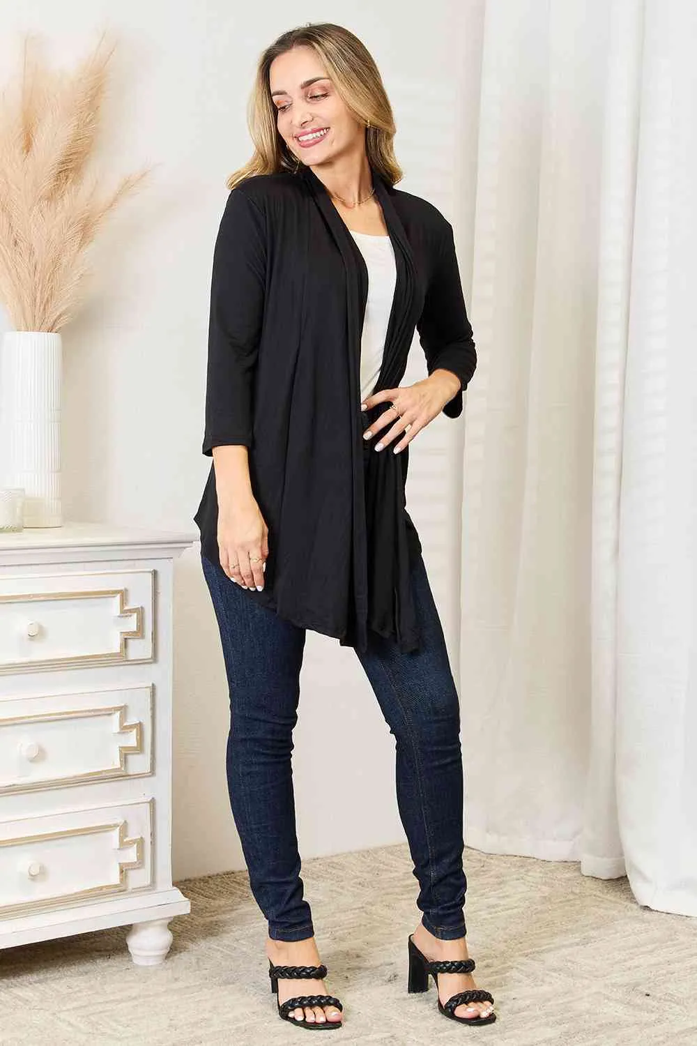 Culture Code Plus Size Open Front Cardigan