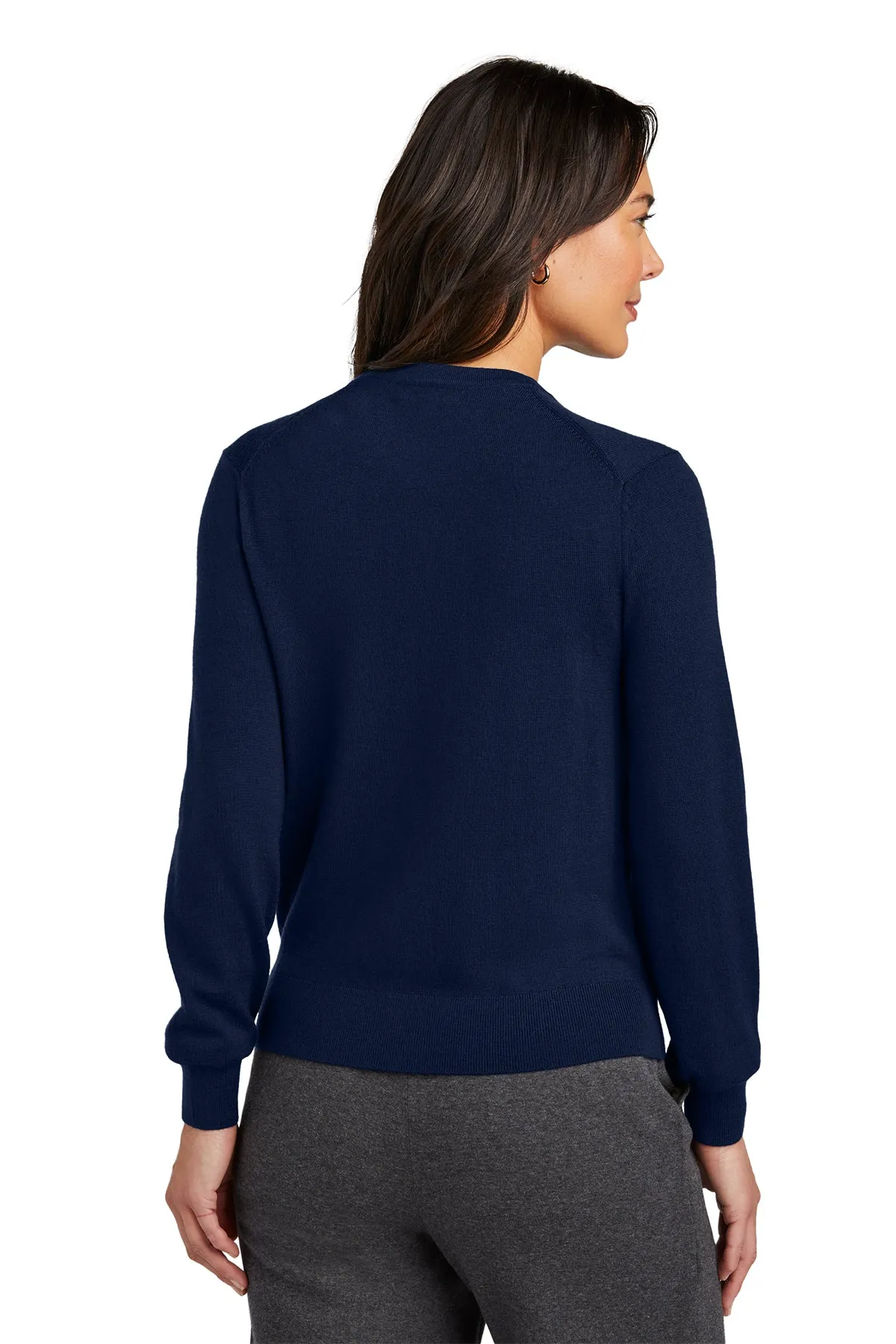 Custom Embroidered Brooks Brothers Women's Merino Cardigan Sweater