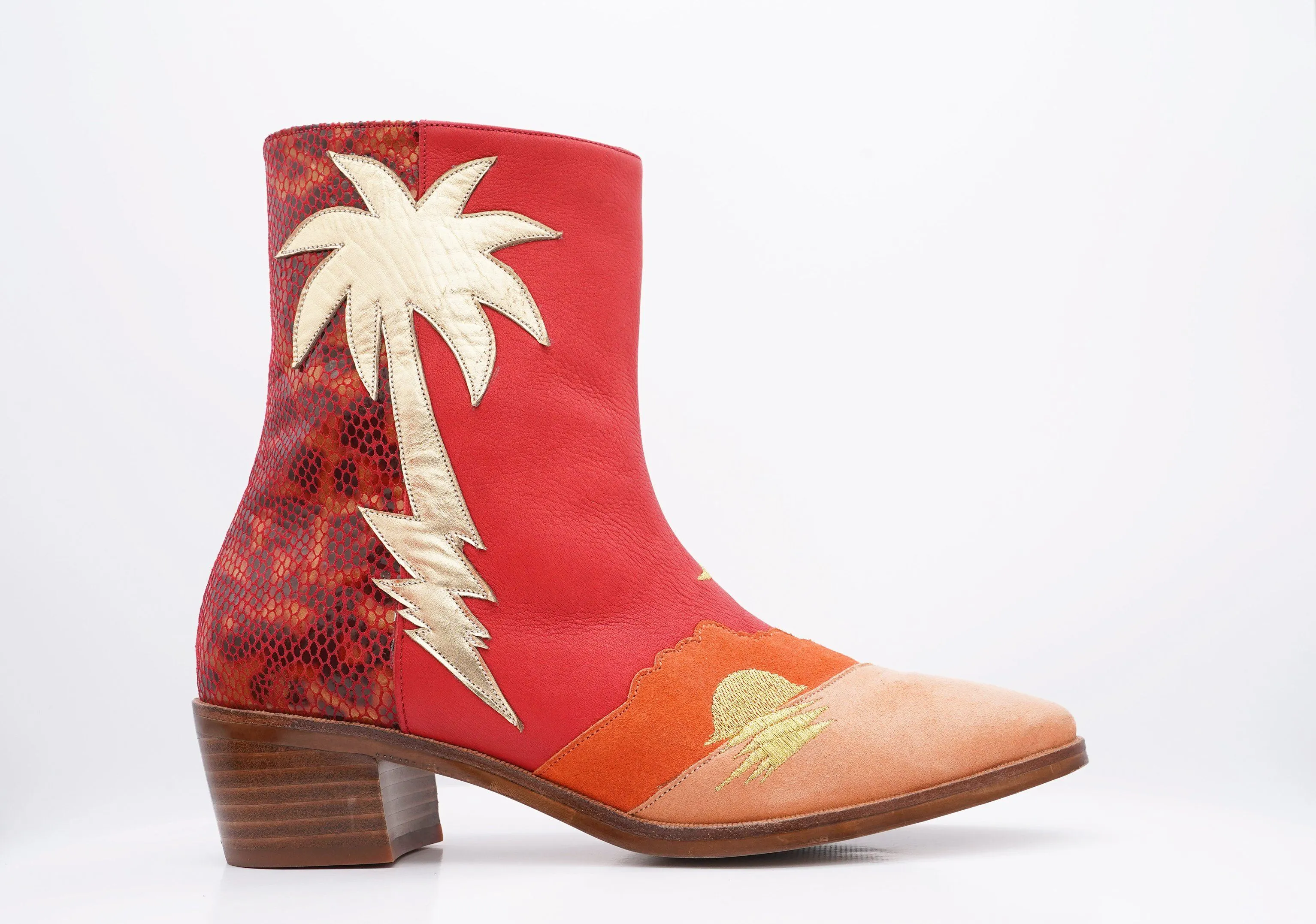 Custom Paradise Palm Tree Boot