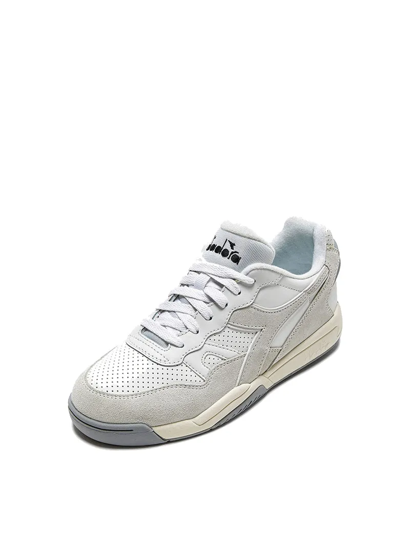 Diadora Women's Winner SL White/White Trainer