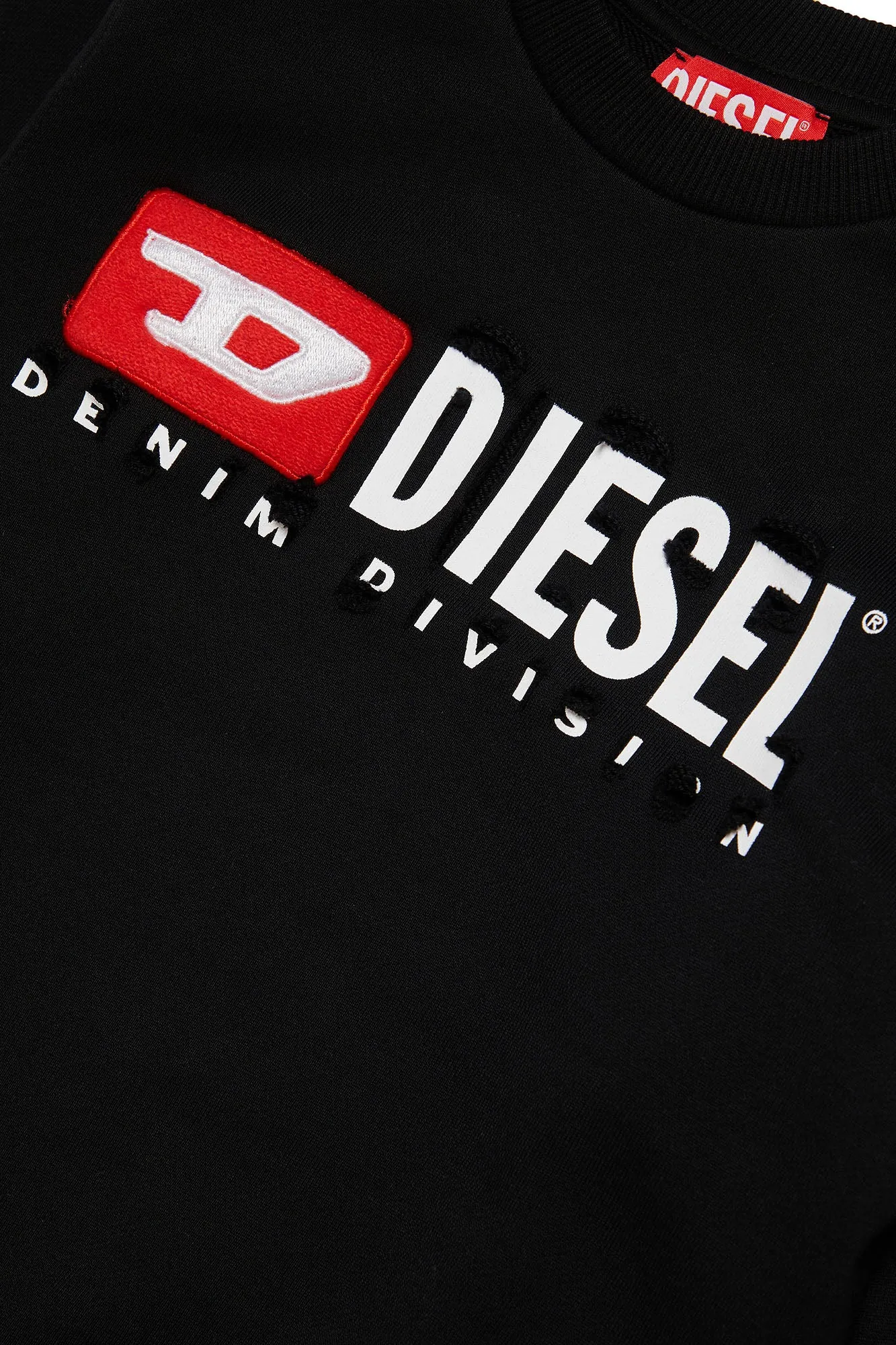 Diesel Boy LS Pullover with Front Logo