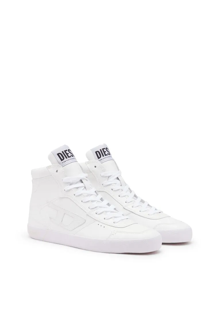 Diesel White S-Leroji Mid Sneakers for Women Y03337Pr030