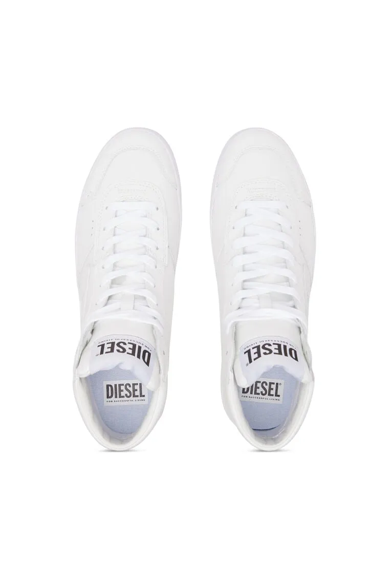 Diesel White S-Leroji Mid Sneakers for Women Y03337Pr030