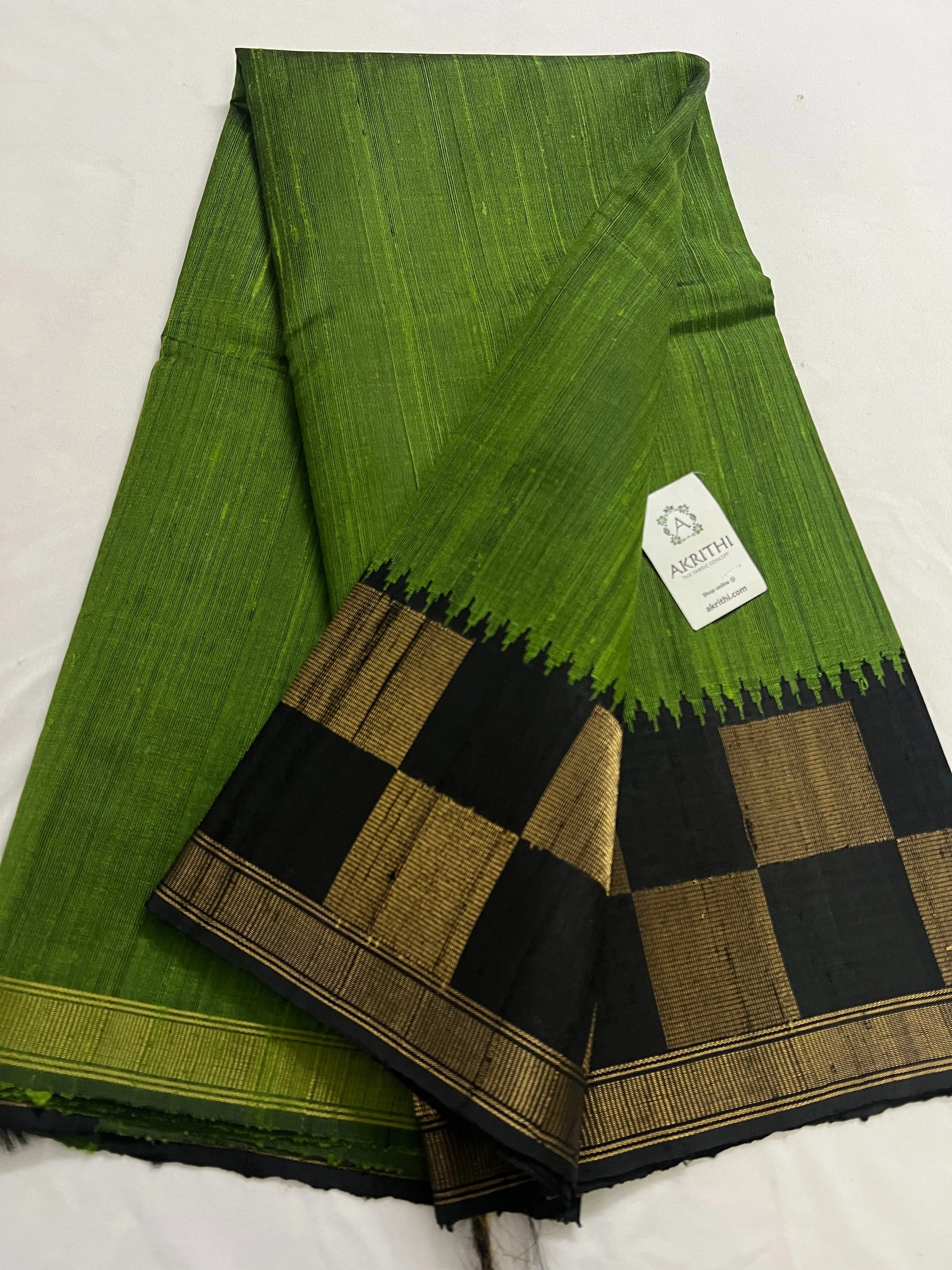 Dupion silk saree