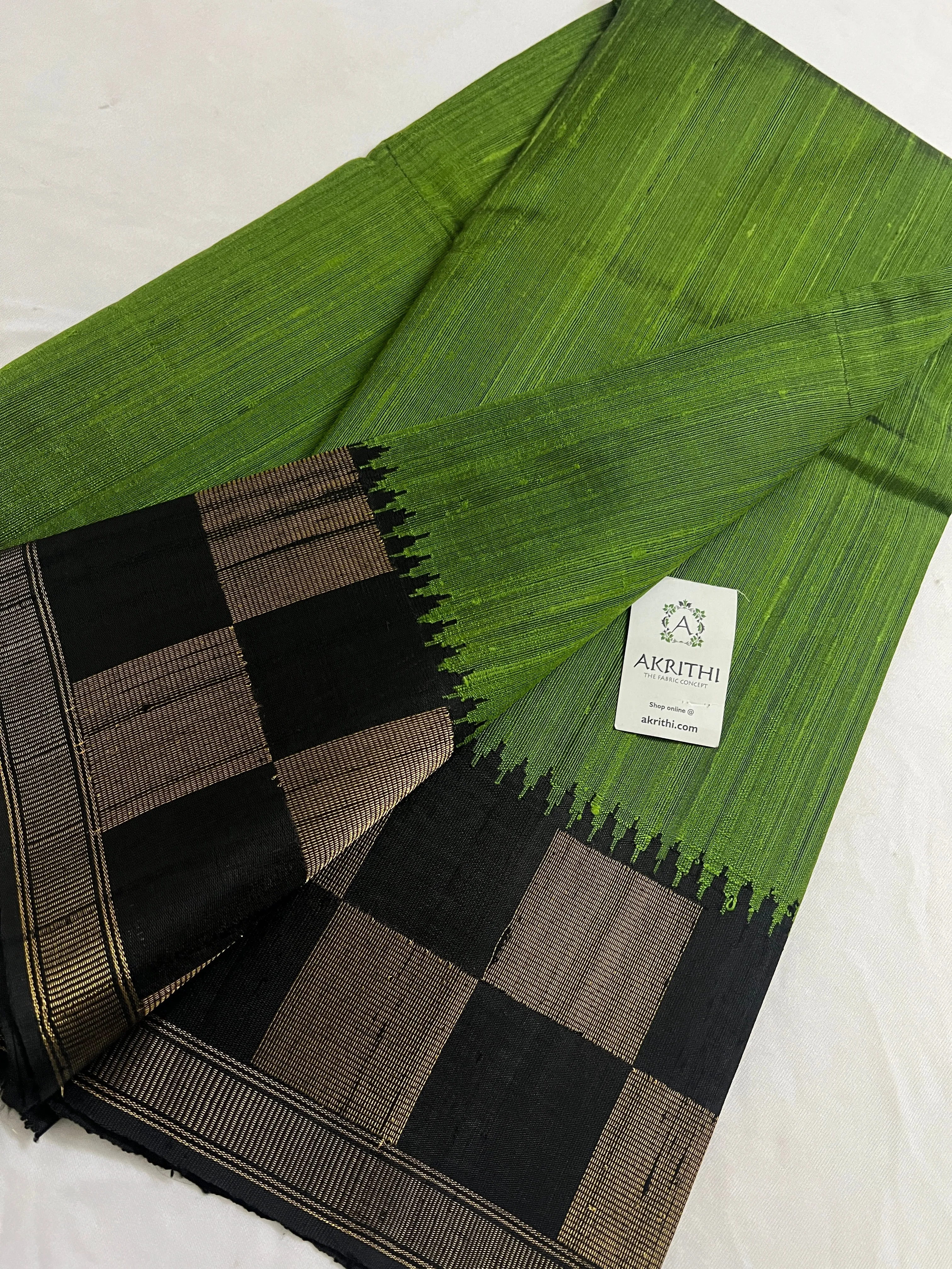 Dupion silk saree