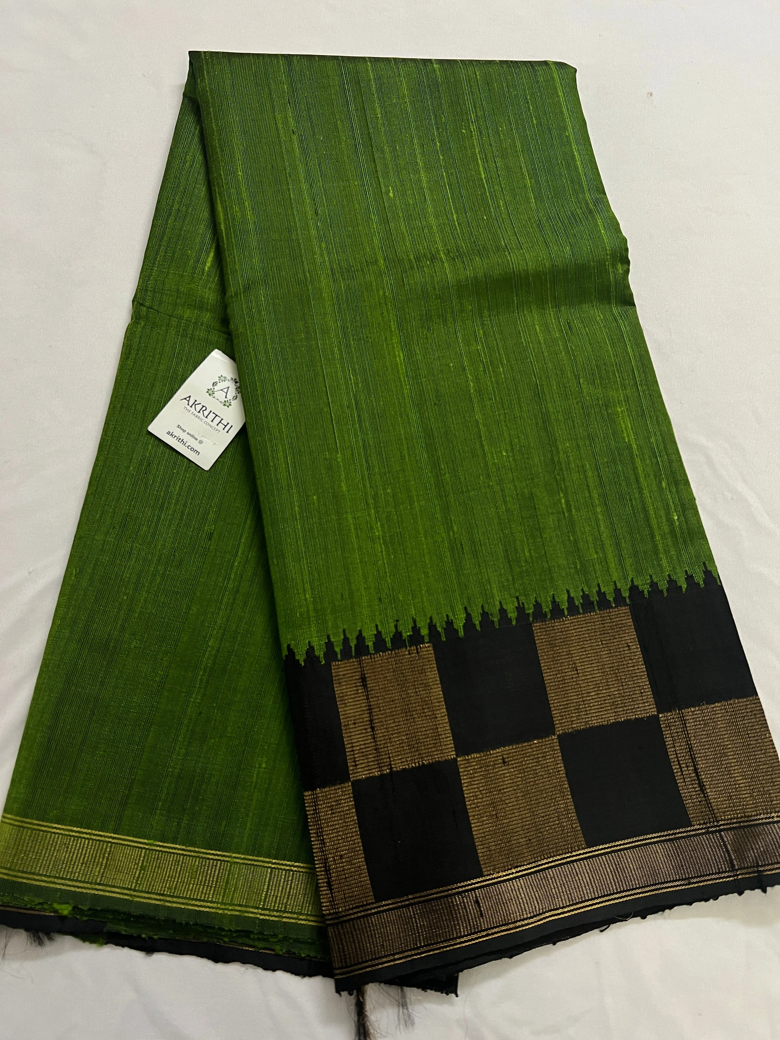 Dupion silk saree